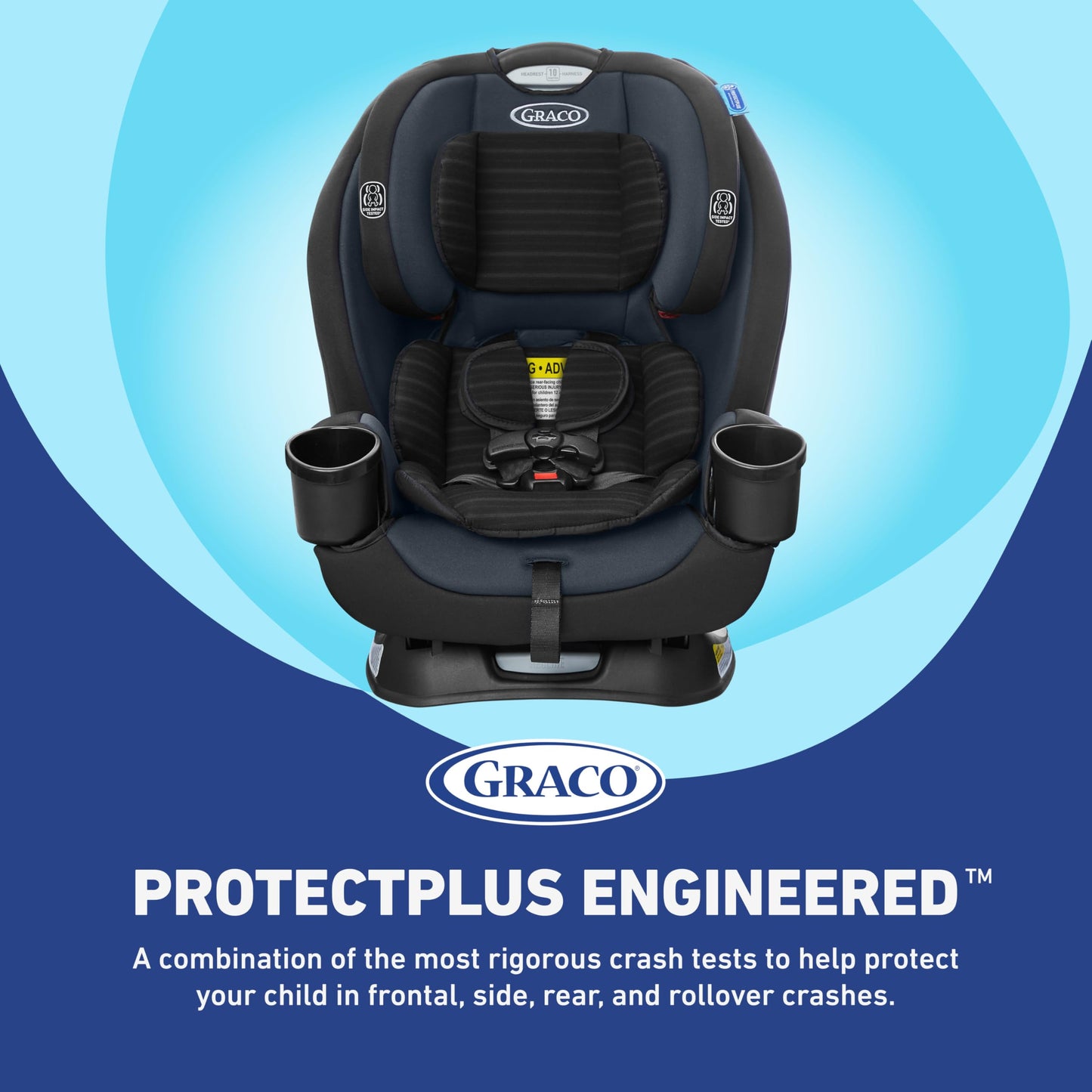 Graco TriRide 3in1 Car Seat Kipling Rear Facing to Booster With Adjustable Headrest