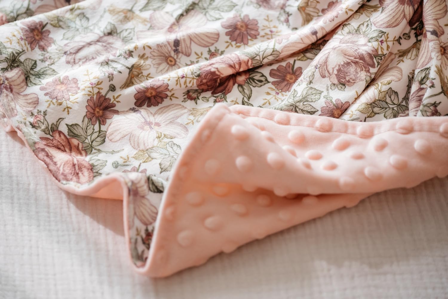 MSB313 Super Soft Minky Nursery Blanket Newborn Unisex 76.2 x 101.6 cm
