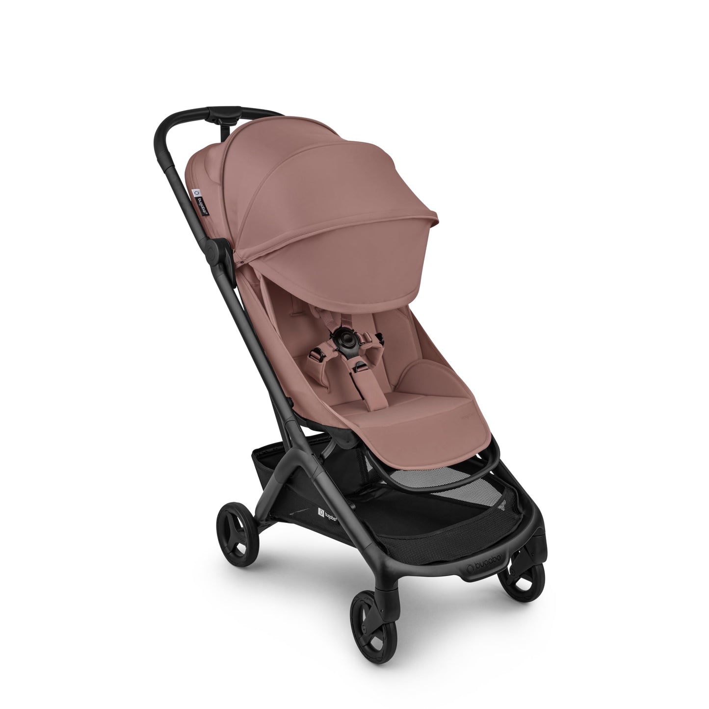 My Store Bugaboo Butterfly 2 travel stroller in black, lightweight, ultra-compact fold, airplane-friendly, suitable for travel and outings.