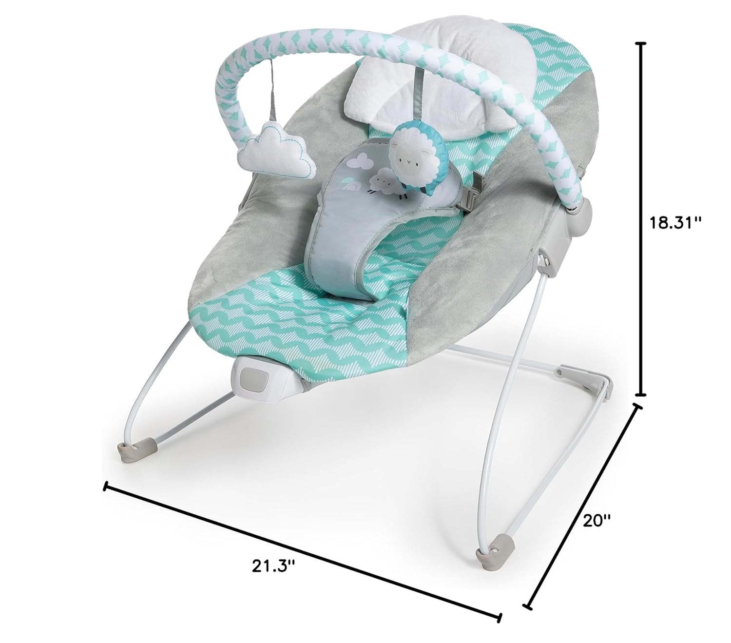 Baby Bouncer Infant Seat with Soothing Vibrations