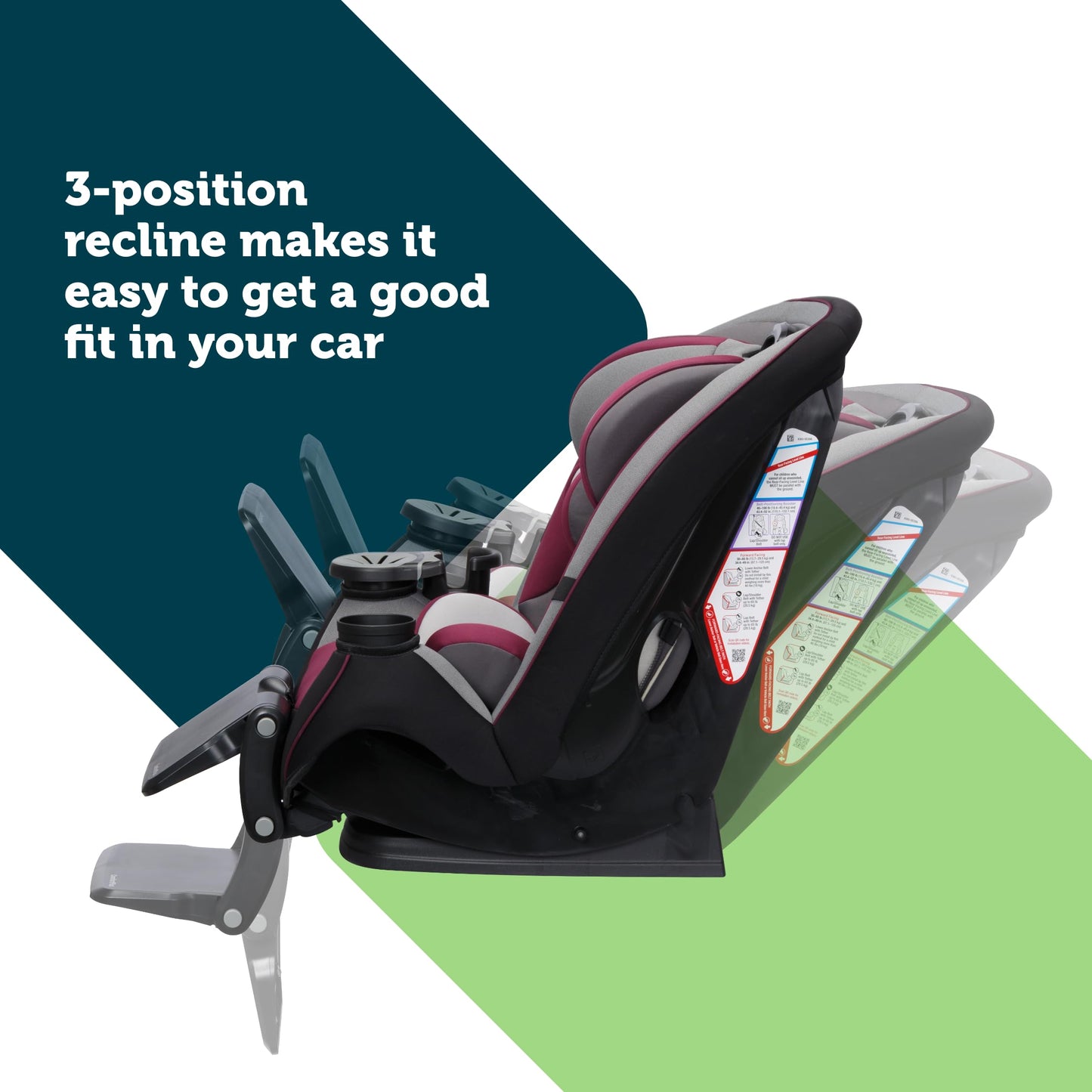 Safety 1st Grow and Go Slim Convertible Car Seat Rear Facing