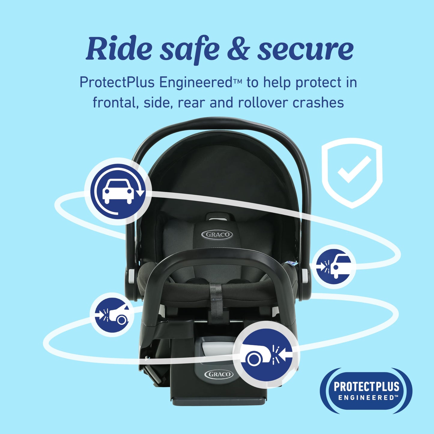 Graco SnugRide SnugFit Infant Car Seat Anti Rebound Bar for Safety