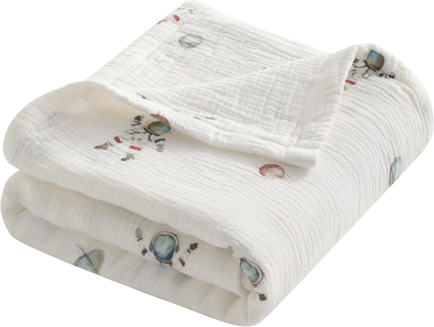 AUSNT4LCOBL-30 Muslin Cotton Toddler Blanket 76.2 x 101.6 cm