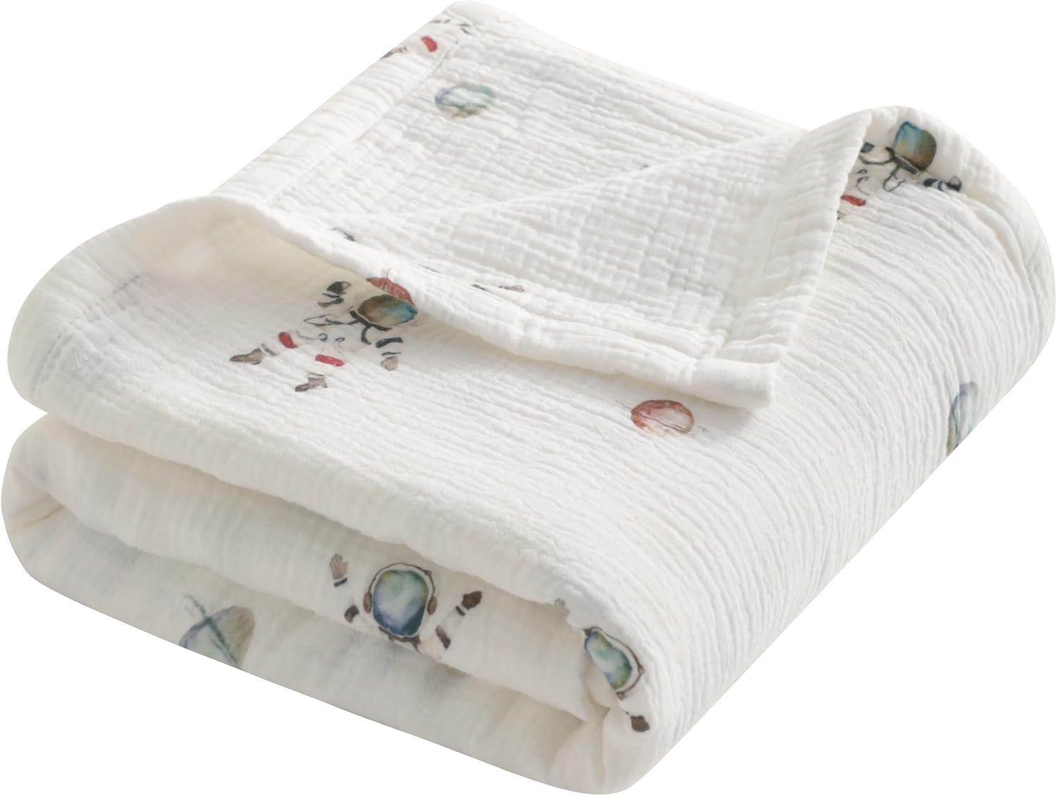 AUSNT4LCOBL-30 Muslin Cotton Toddler Blanket 76.2 x 101.6 cm