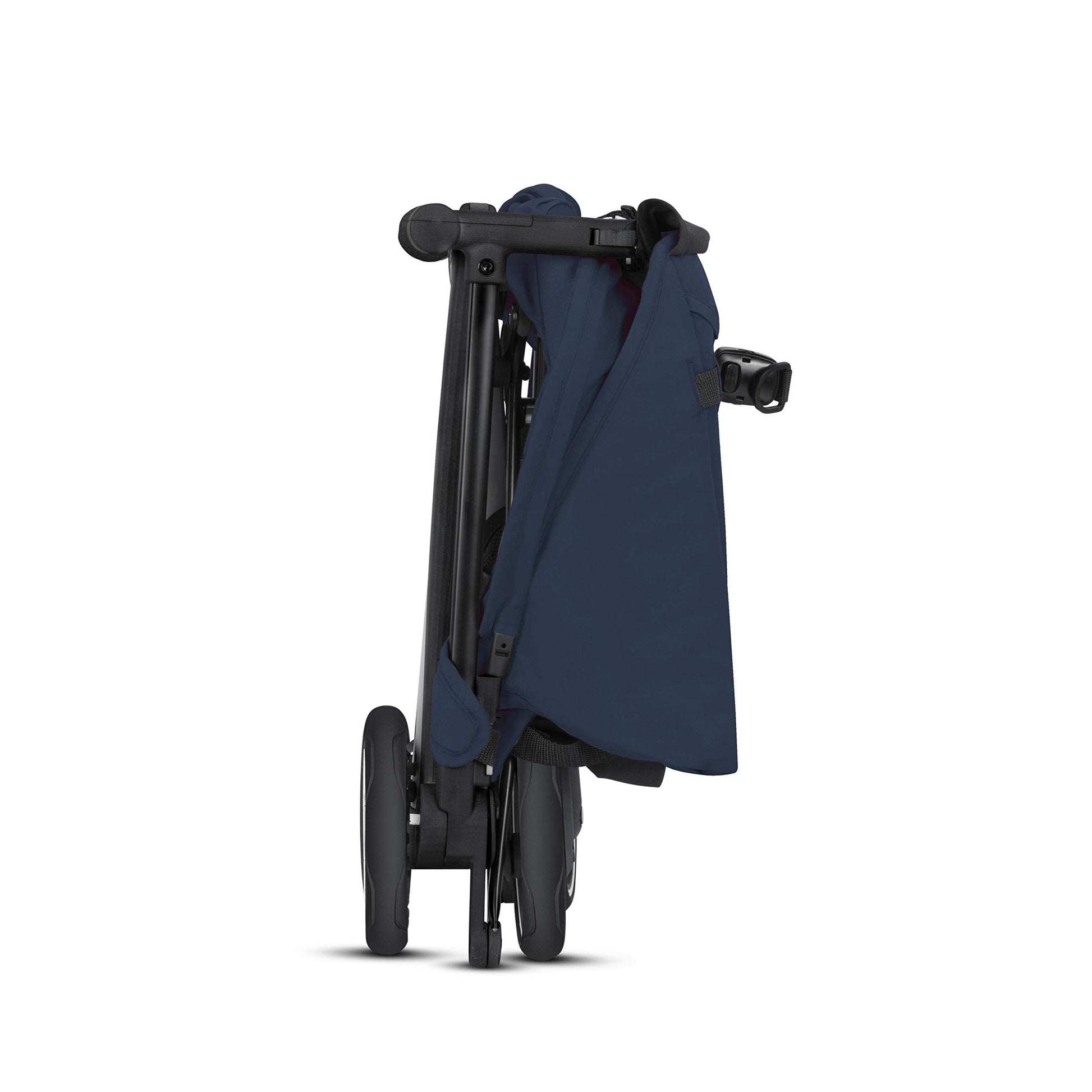 My Store gb Pockit+ All-Terrain lightweight travel stroller with canopy and reclining seat in velvet black, compact and portable.