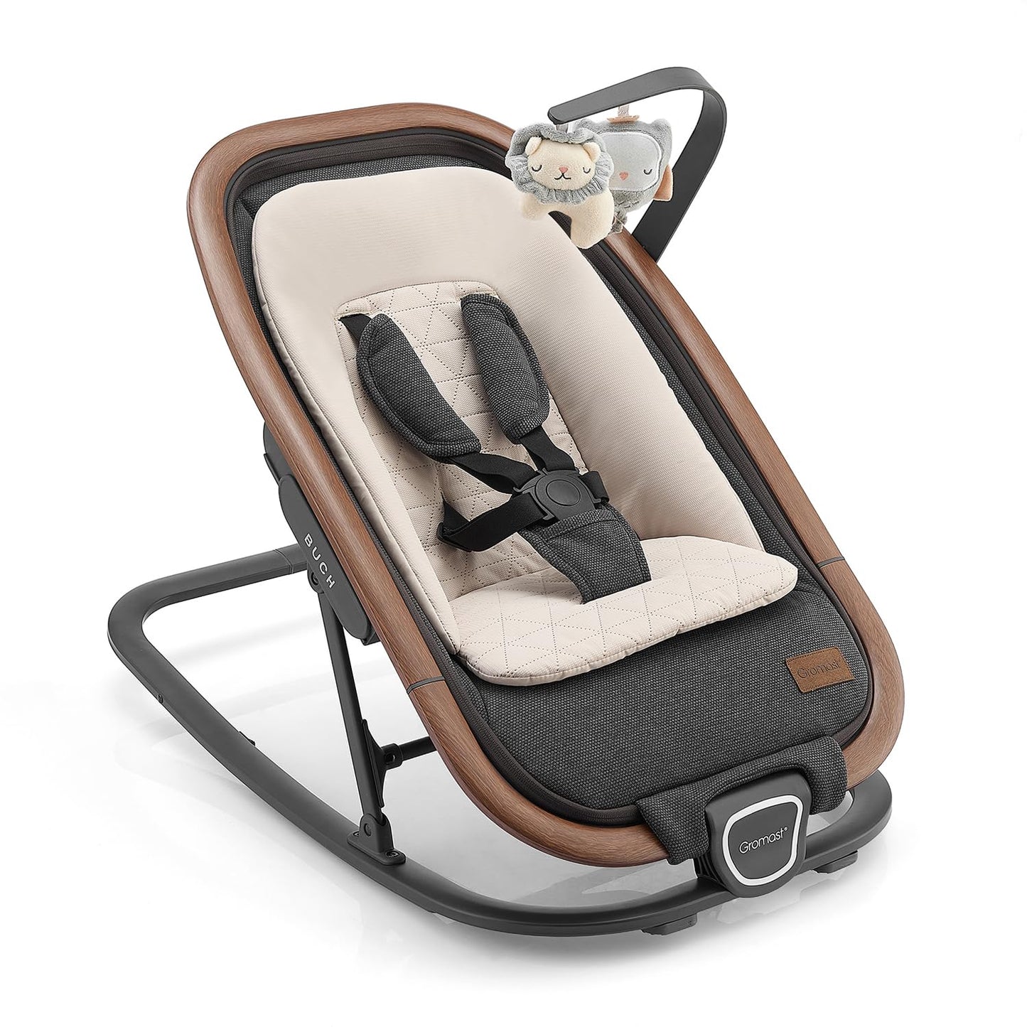 2-in-1 Baby Bouncer Seat Portable Rocker with 3 Positions