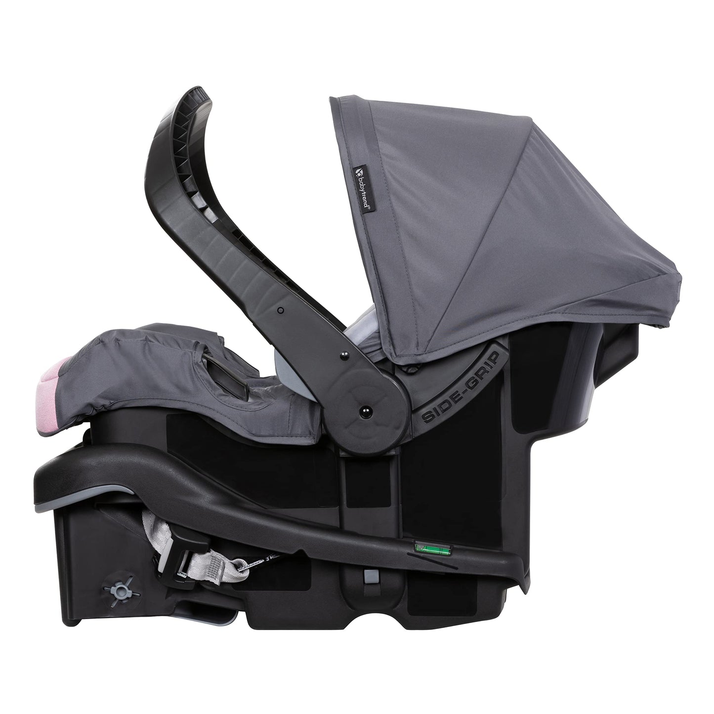 Baby Trend Passport Cargo Stroller travel system with pink bamboo fabric and EZ-Lift Plus infant car seat, suitable for infants.
