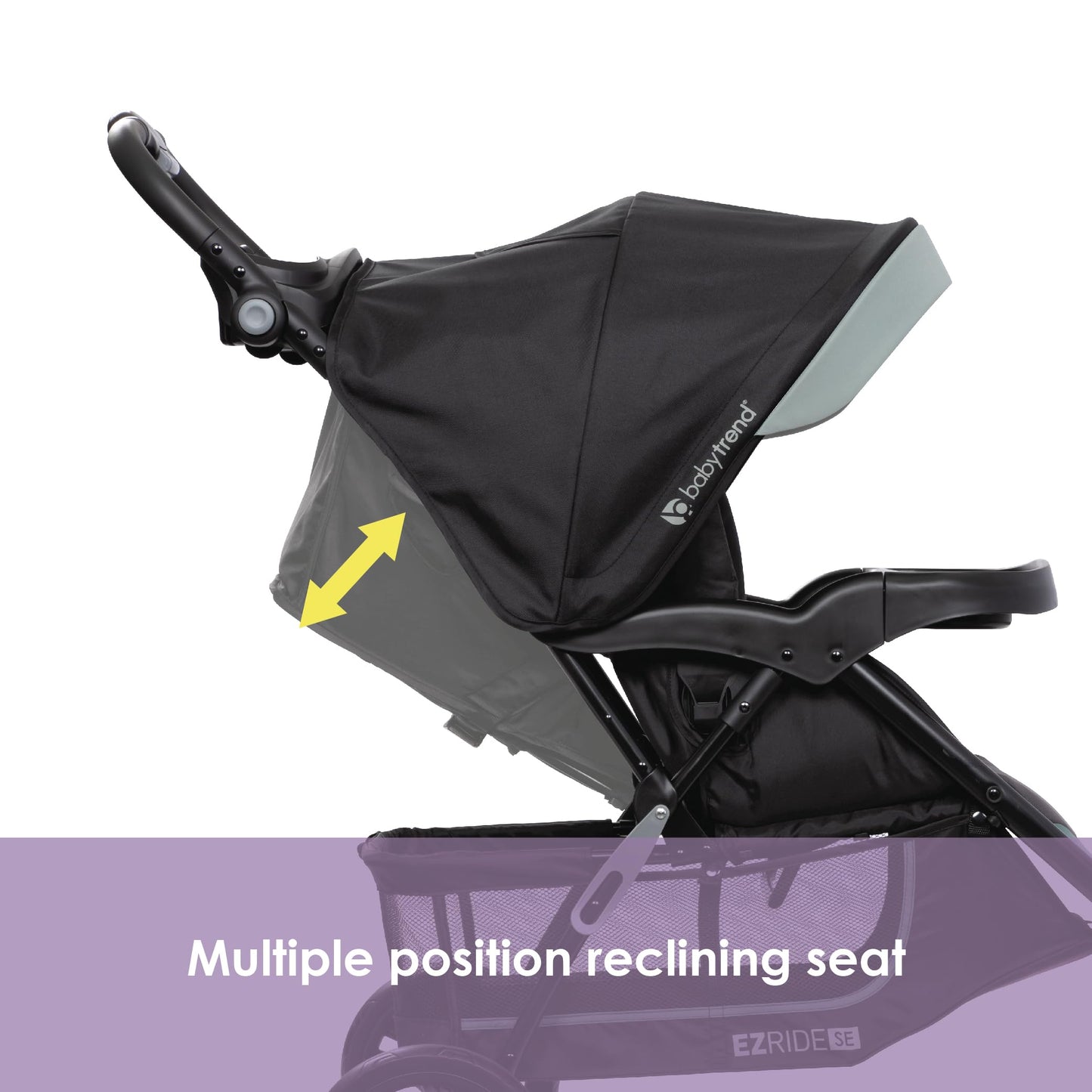 Baby Trend EZ Ride Travel System With EZ Lift Infant Car Seat Dash Pink One Hand Fold All Terrain Wheels