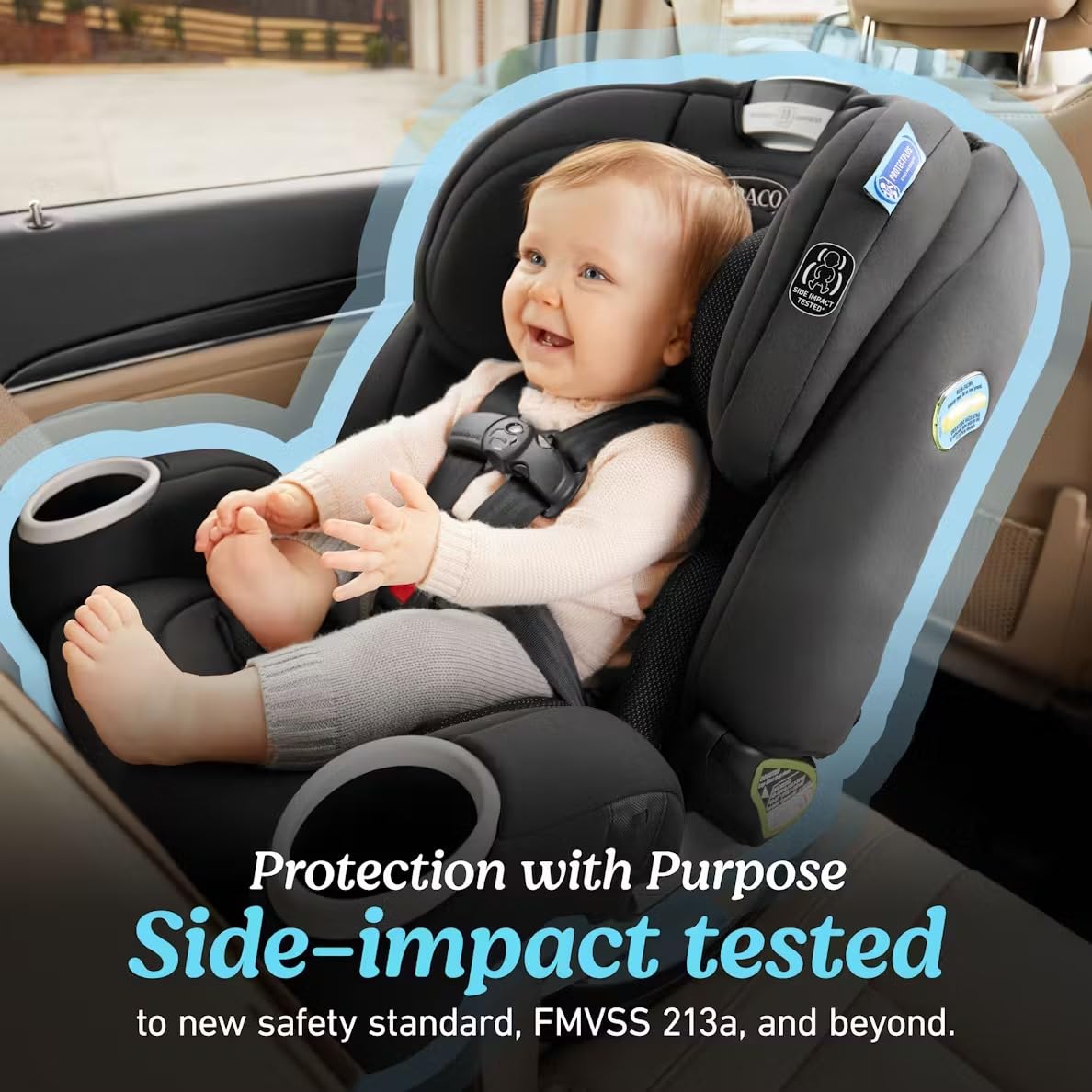 Graco 4Ever DLX 4in1 Car Seat 10 Years Of Use From Infant To Toddler For Safe AllInOne Growth