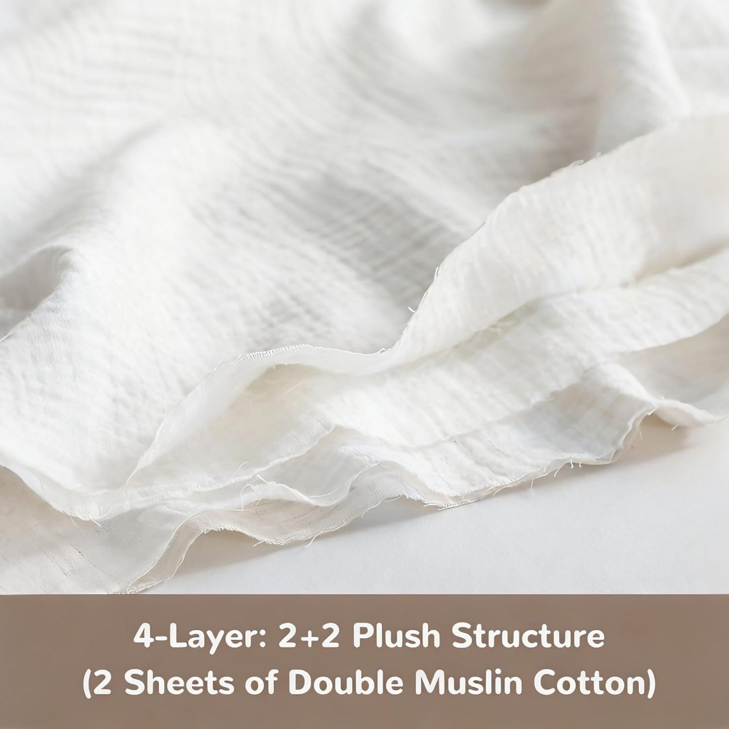 AUSNT4LCOBL-30 Muslin Cotton Toddler Blanket 76.2 x 101.6 cm