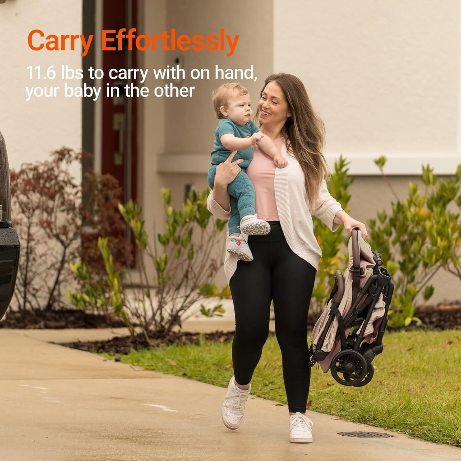 My Store MAMAZING Ultra Air lightweight baby travel stroller with carbon fiber frame, one-handed fold, suitable for toddlers, airplane-friendly