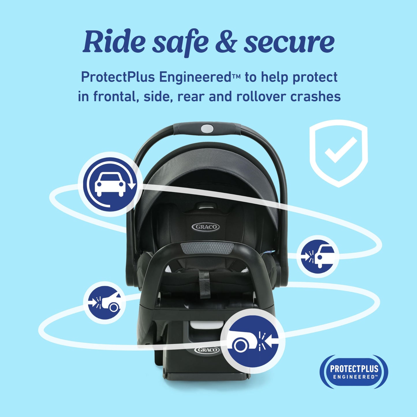 Graco SnugRide SnugFit Infant Car Seat Anti Rebound Bar for Safety