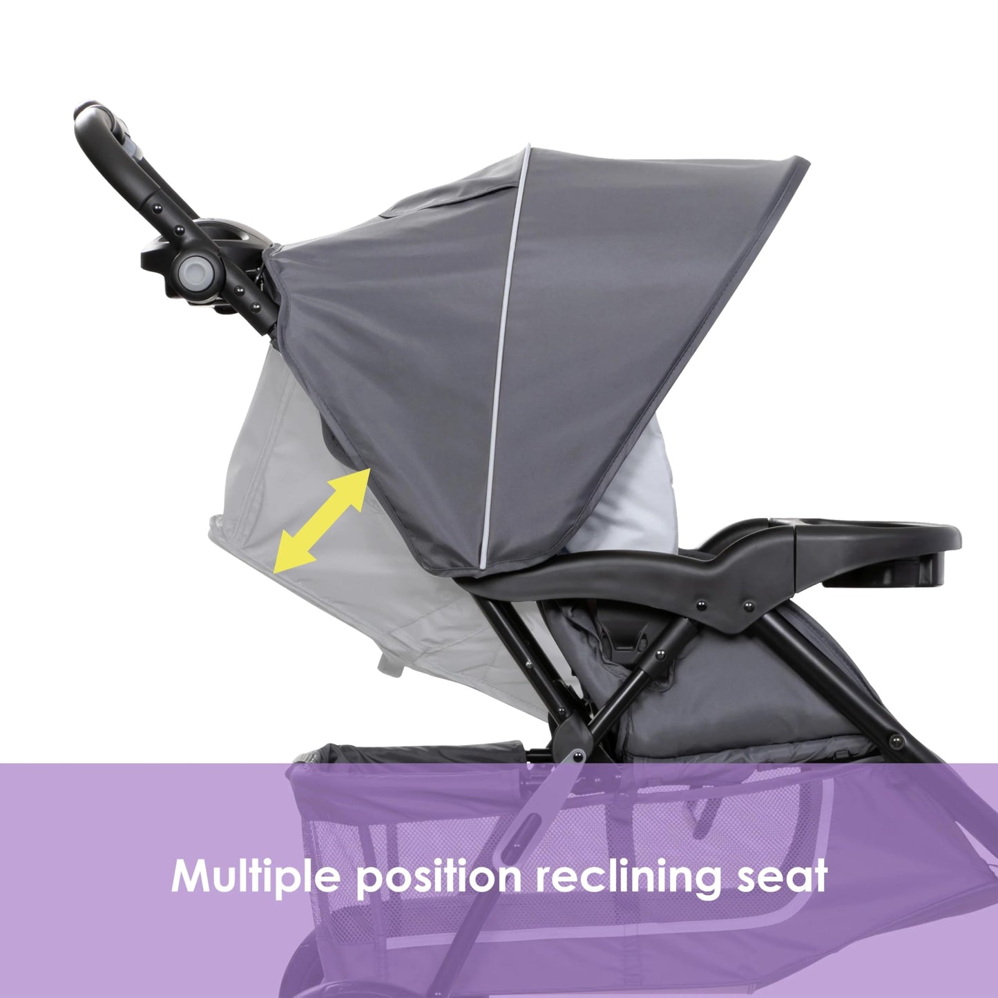 Baby Trend EZ Ride Travel System With EZ Lift Infant Car Seat Dash Pink One Hand Fold All Terrain Wheels