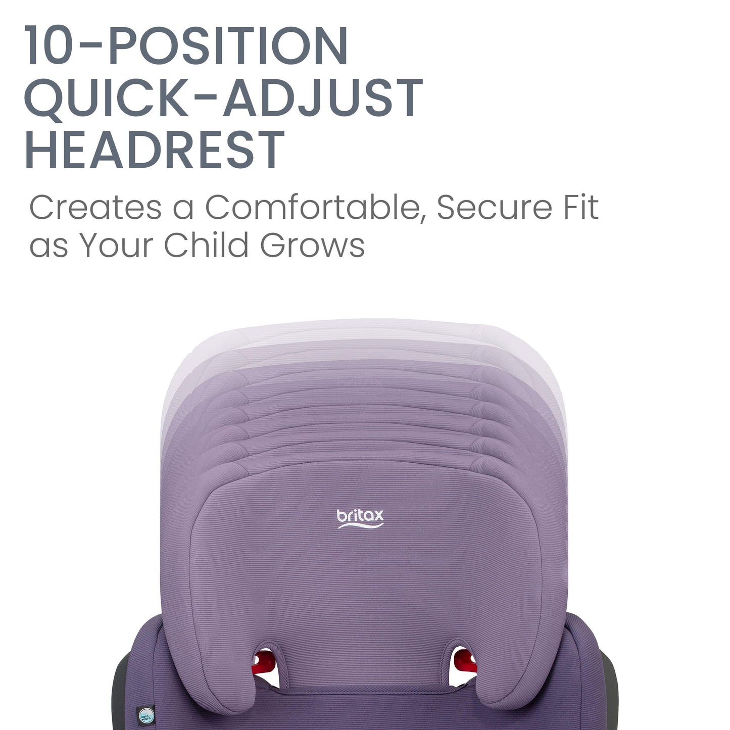 Britax Skyline Belt Positioning Booster Car Seat 2 Stage Design For Growing Kids Dusk Color