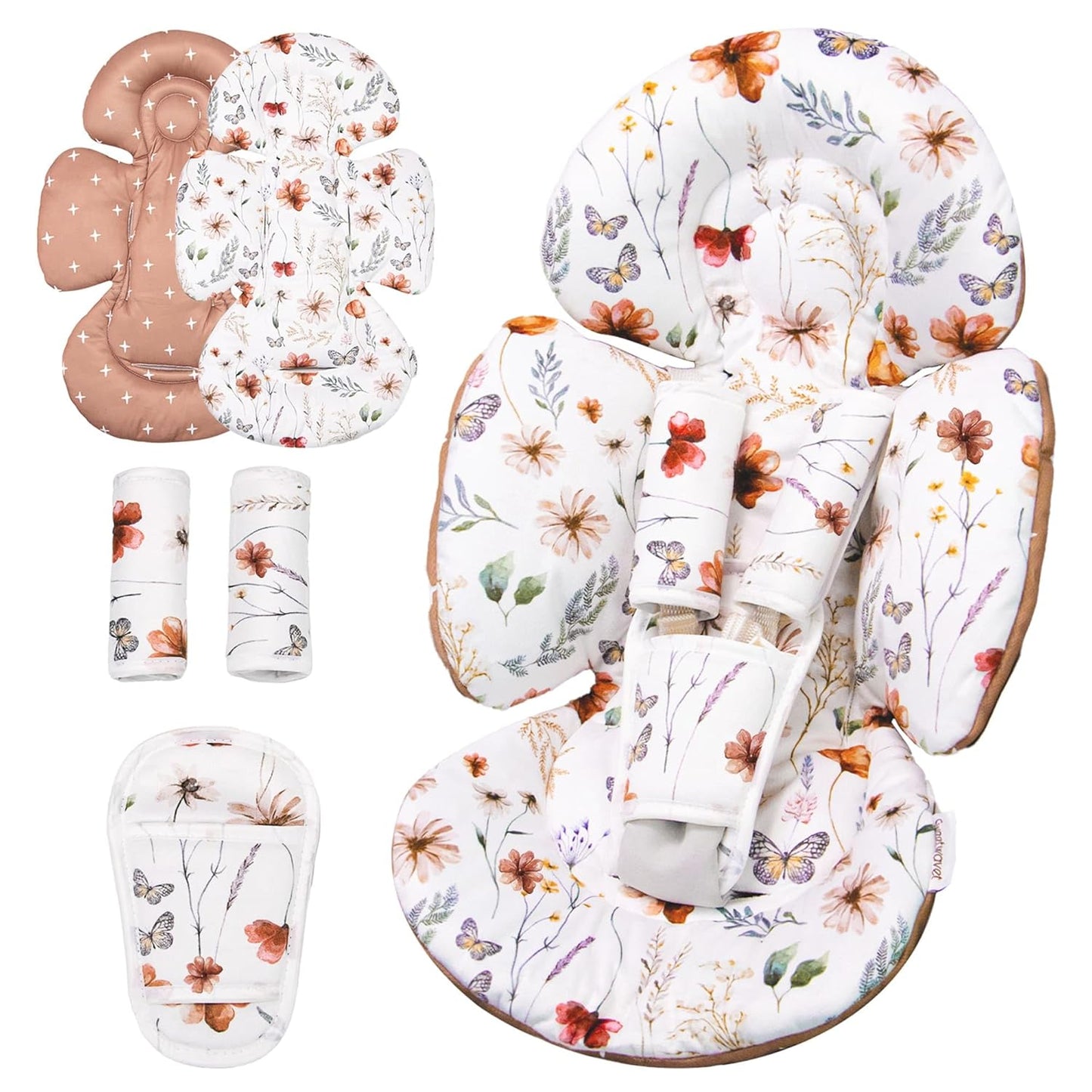 WUY-02B Newborn Infant Car Seat and Swing Insert Head Body Support
