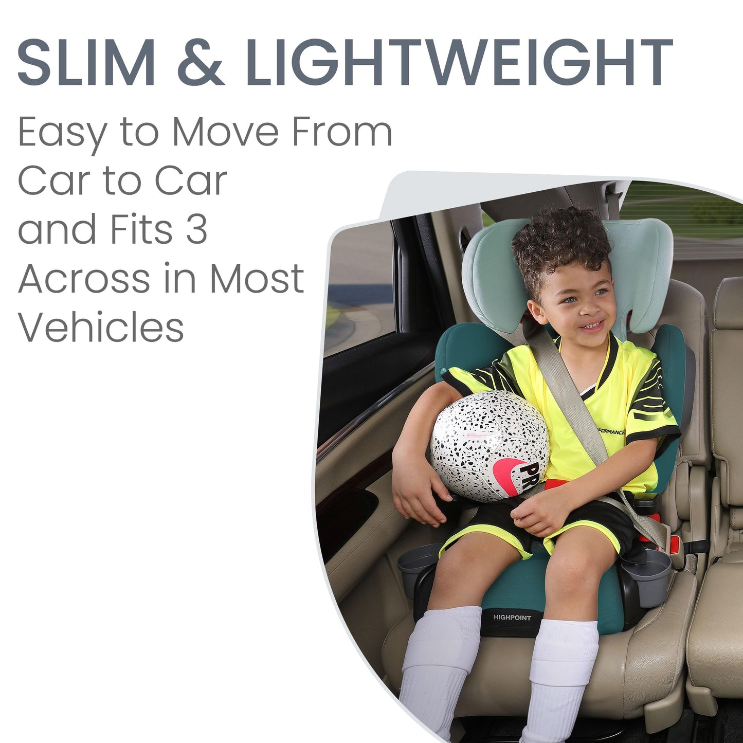 Britax Skyline Belt Positioning Booster Car Seat 2 Stage Design For Growing Kids Dusk Color