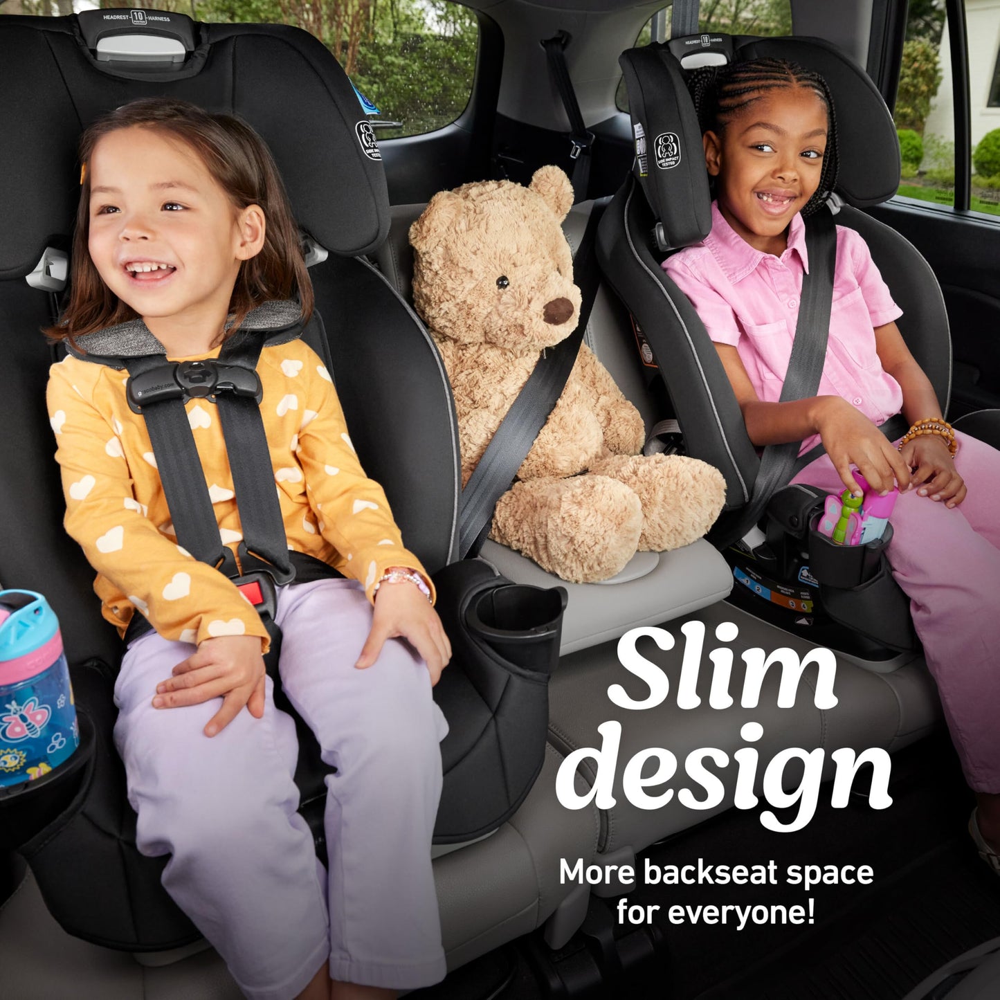 Graco Slimfit 3 In 1 Convertible Car Seat Ultra Space Saving Design For Rear And Forward Facing