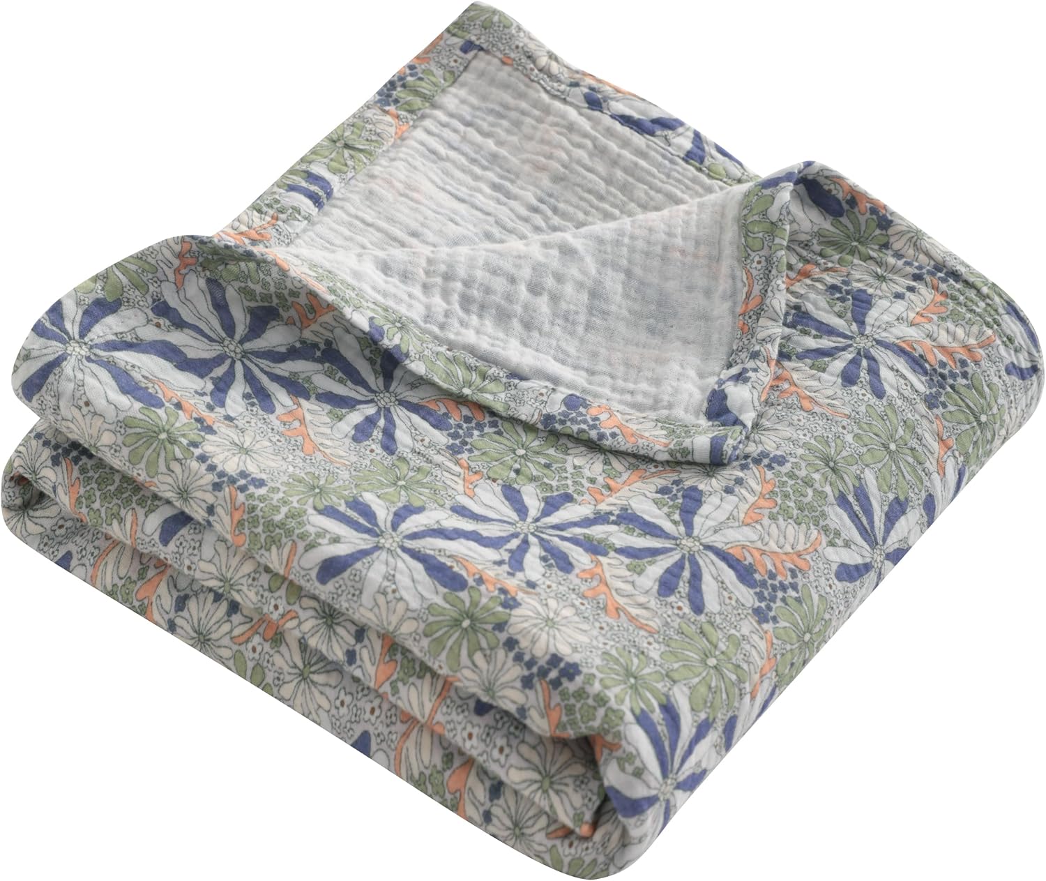 AUSNT4LCOBL-30 Muslin Cotton Toddler Blanket 76.2 x 101.6 cm
