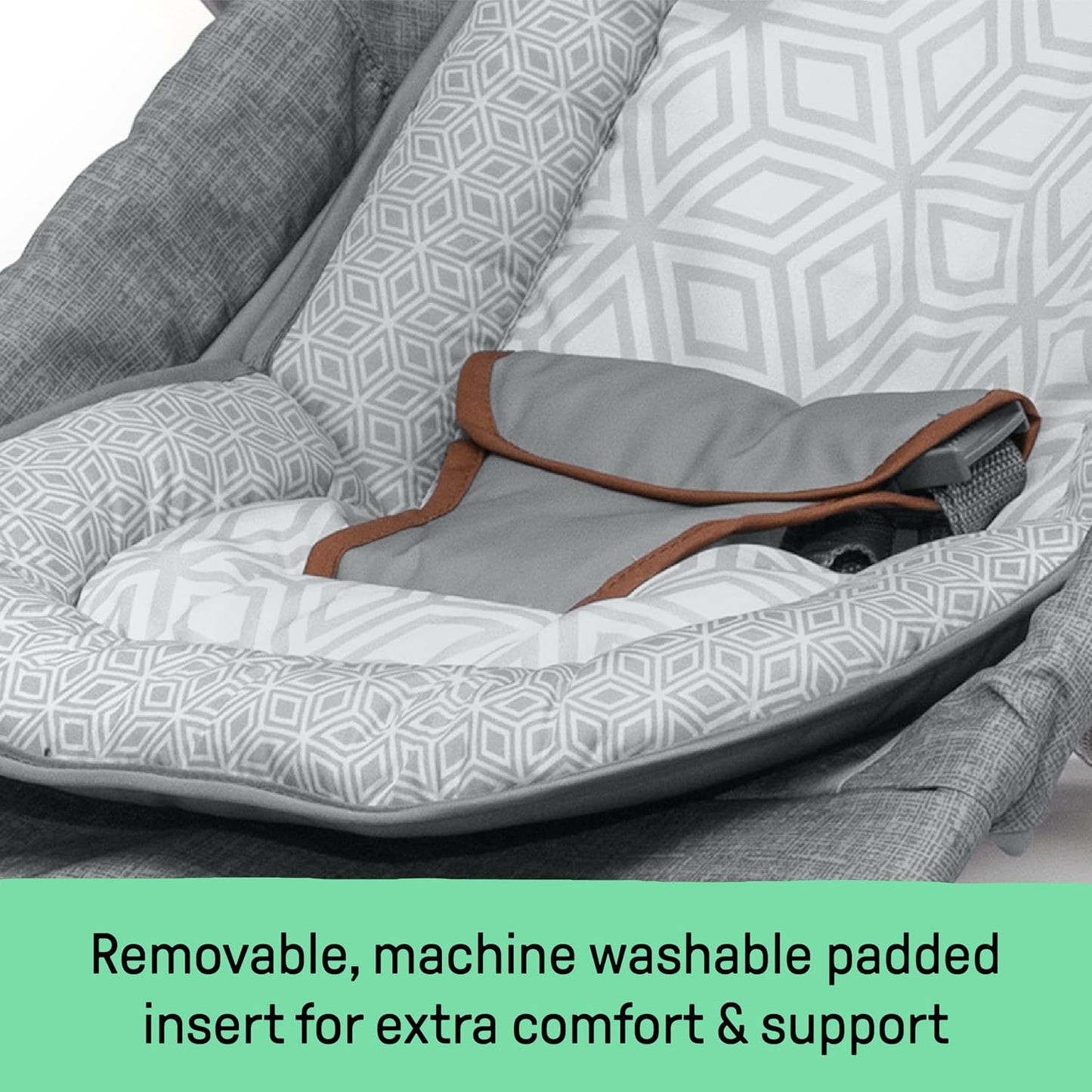 2-in-1 Baby Bouncer & Rocker Duo with Soothing Vibrations
