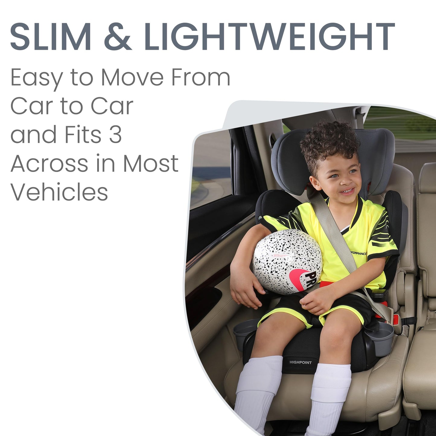 Britax Skyline Belt Positioning Booster Car Seat 2 Stage Design For Growing Kids Dusk Color