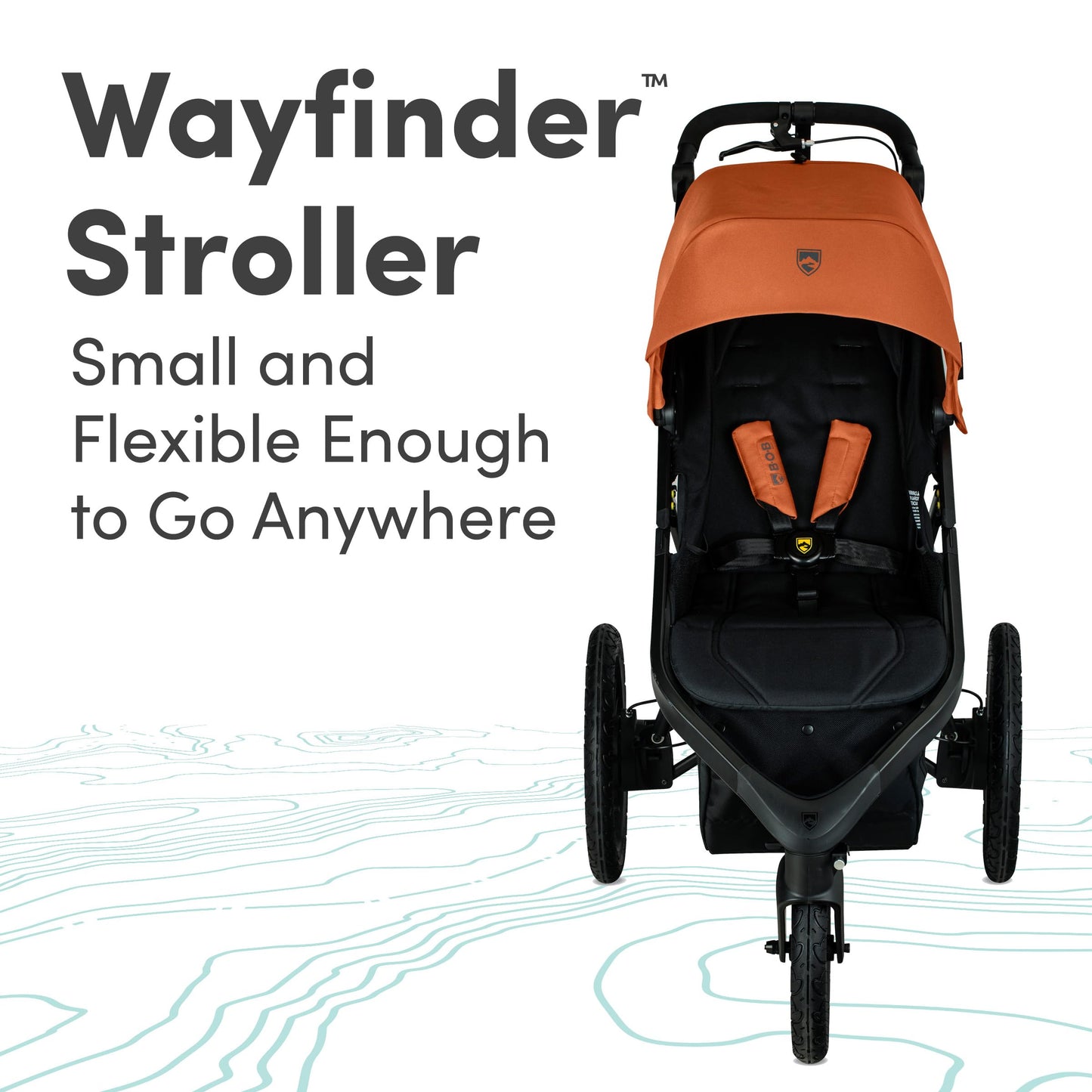 Wayfinder Jogging Stroller With Independent Dual Suspension