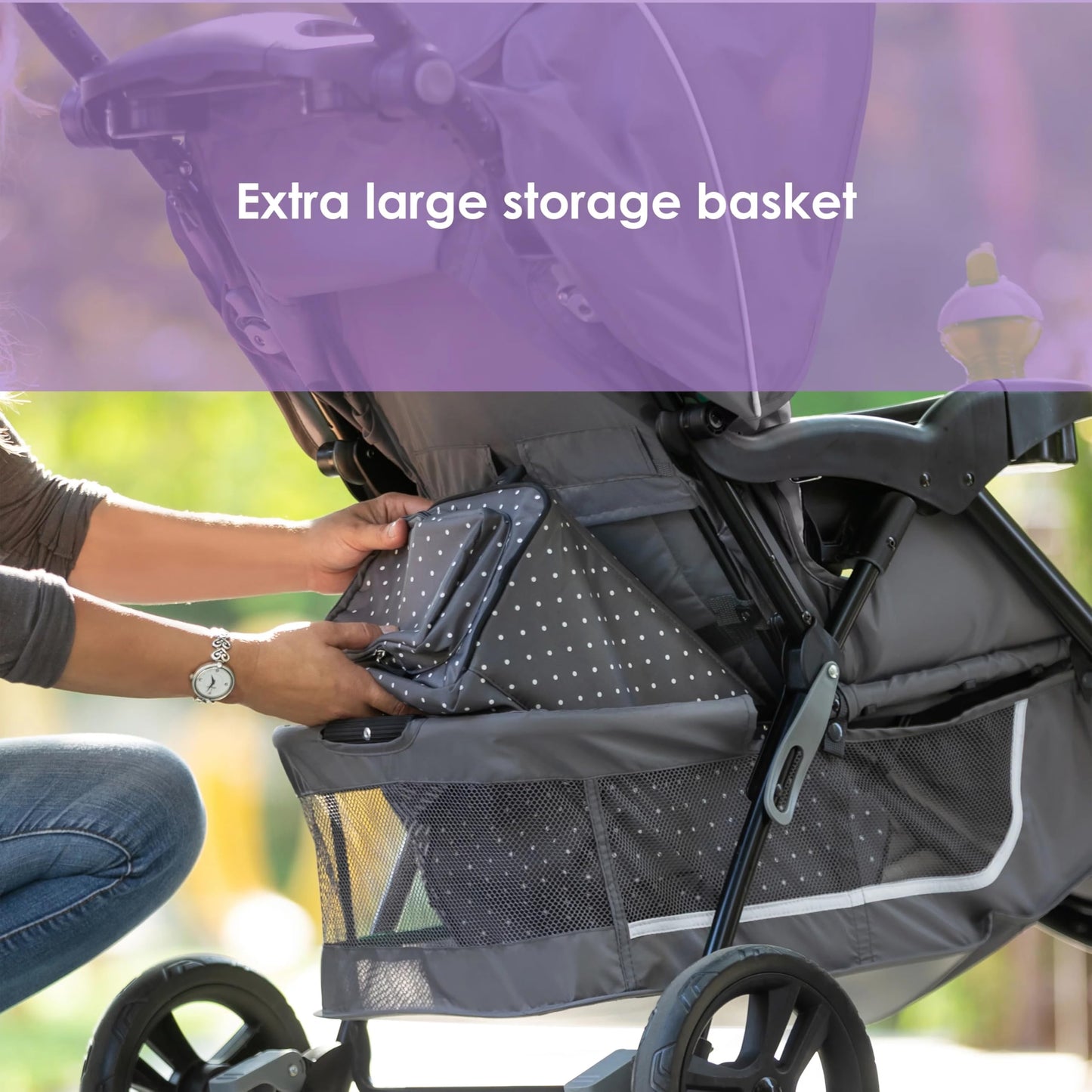 Baby Trend EZ Ride Travel System With EZ Lift Infant Car Seat Dash Pink One Hand Fold All Terrain Wheels