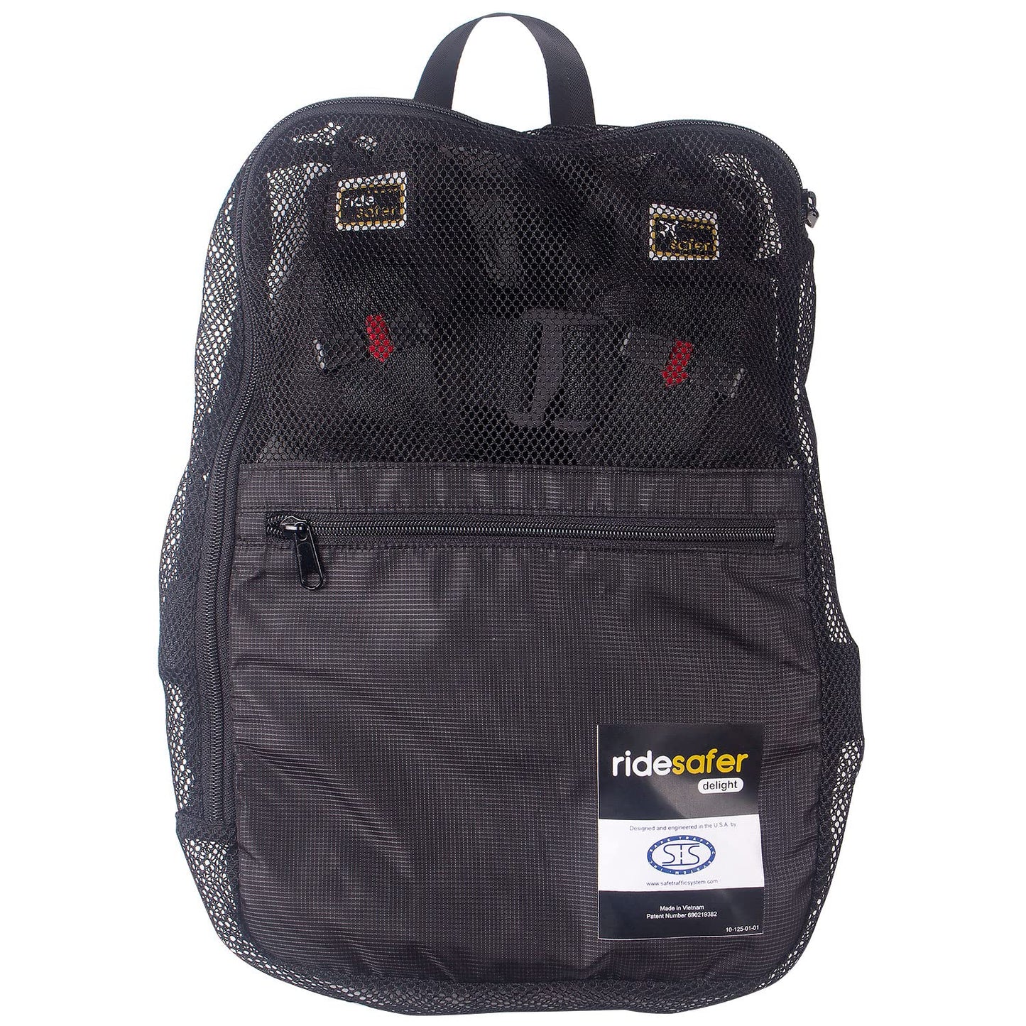 RideSafer Portable Car Seat Small Black Lightweight For Travel And Everyday Child Safety