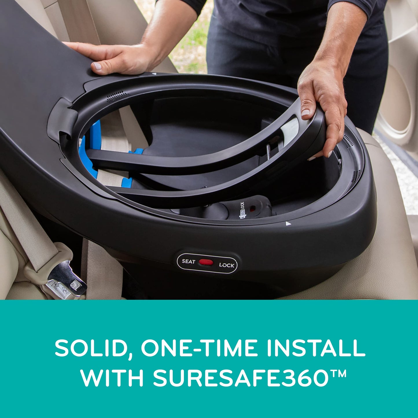 Evenflo Revolve360 Extend Rotational All In One Convertible Car Seat with 360 Degree Rotation and Extended Rear Facing