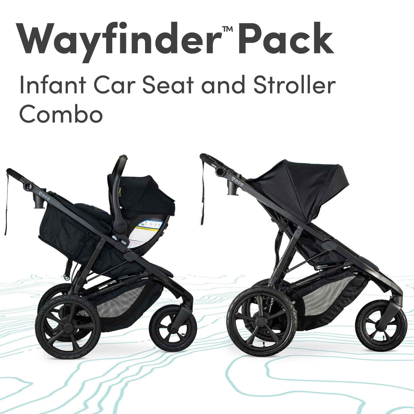 Wayfinder Jogging Stroller With Independent Dual Suspension