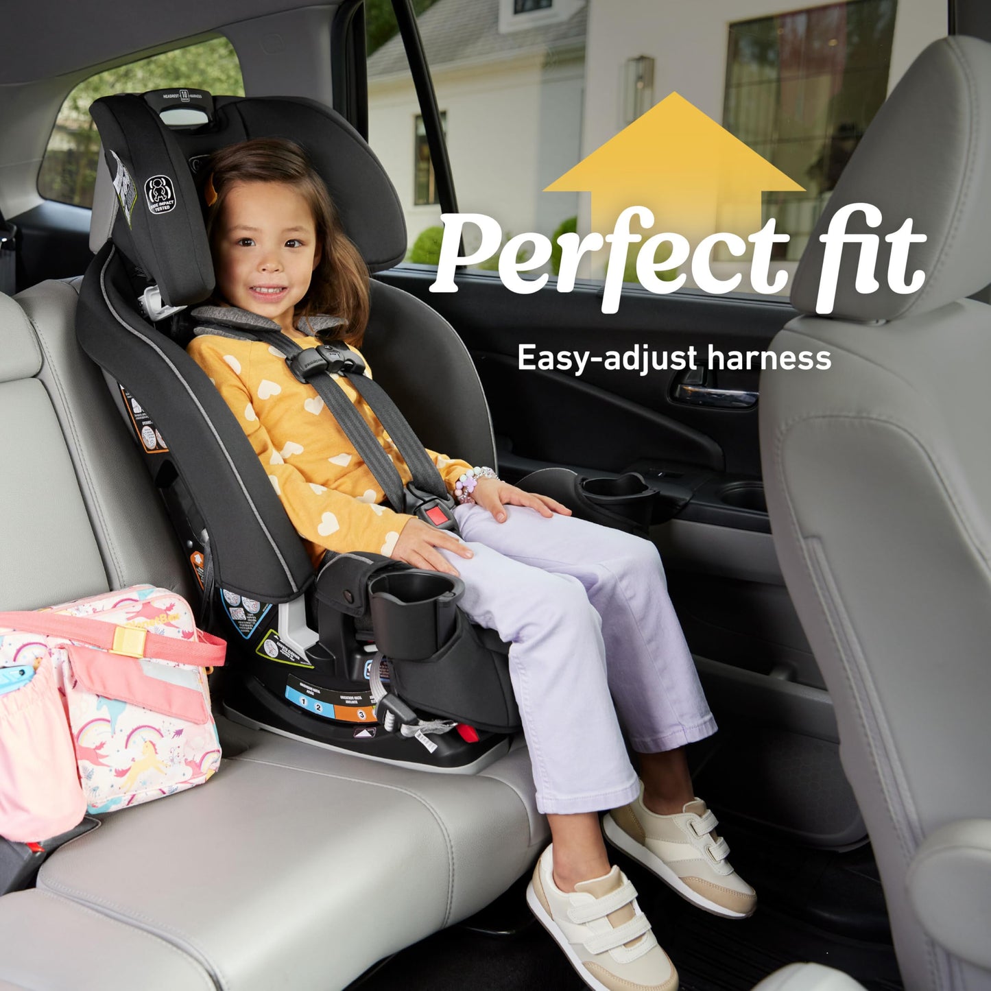 Graco Slimfit 3 In 1 Convertible Car Seat Ultra Space Saving Design For Rear And Forward Facing