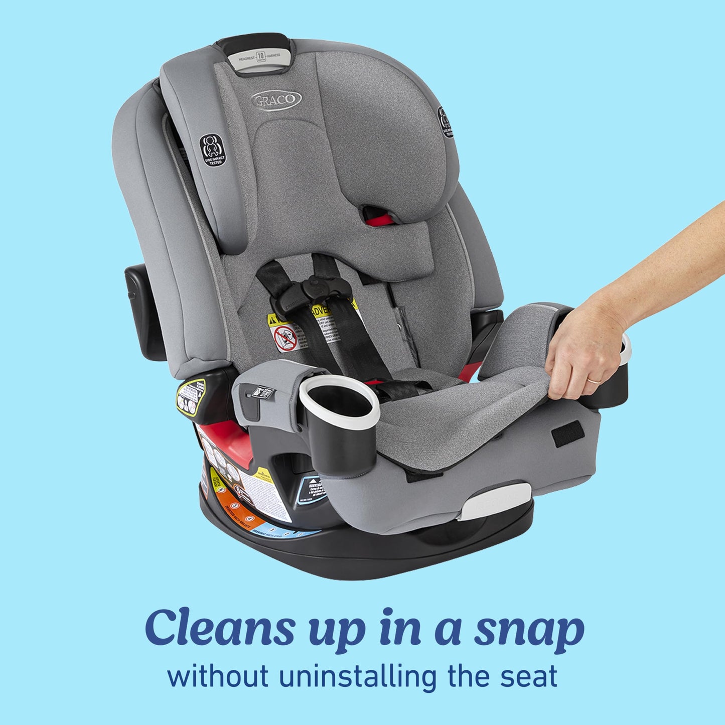 Graco 4Ever DLX 4in1 Car Seat 10 Years Of Use From Infant To Toddler For Safe AllInOne Growth
