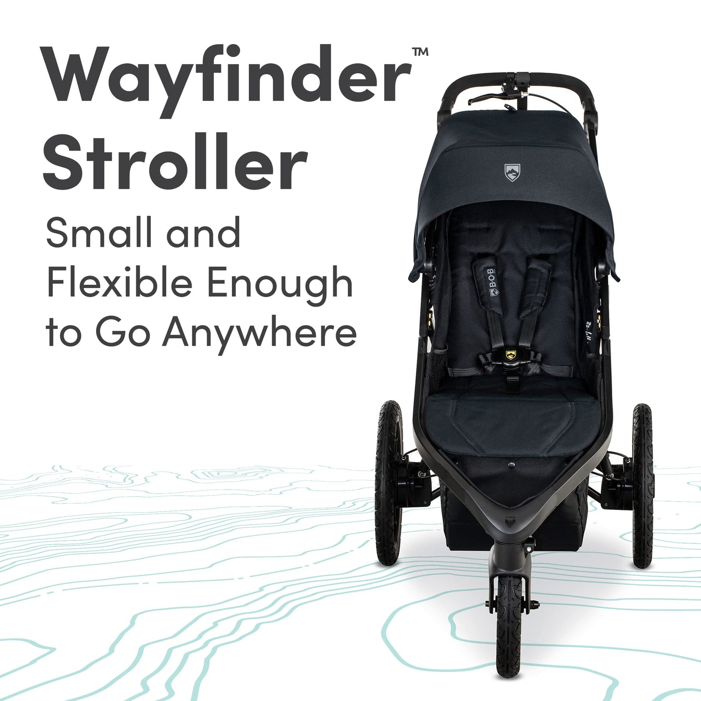 Wayfinder Jogging Stroller With Independent Dual Suspension
