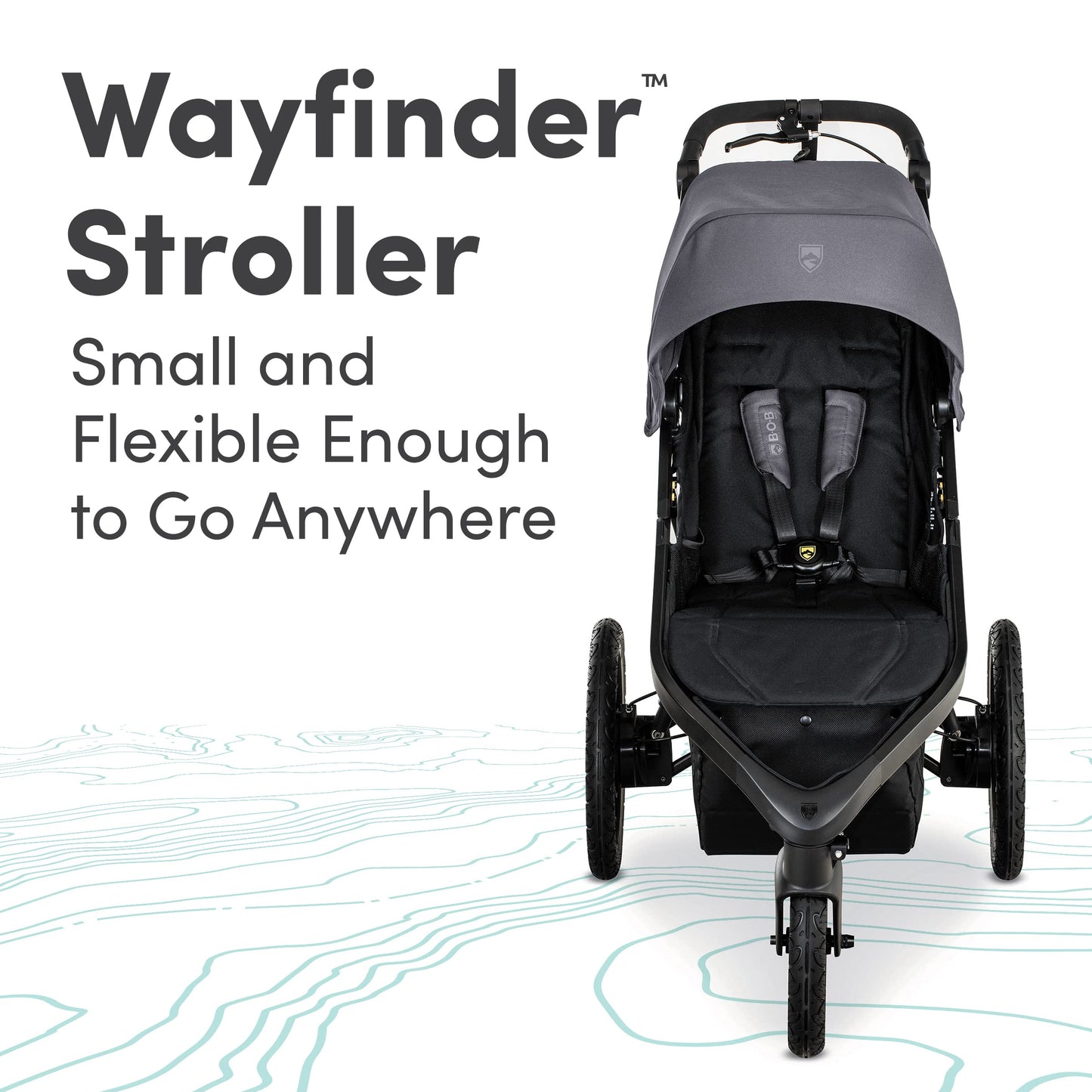 Wayfinder Jogging Stroller With Independent Dual Suspension