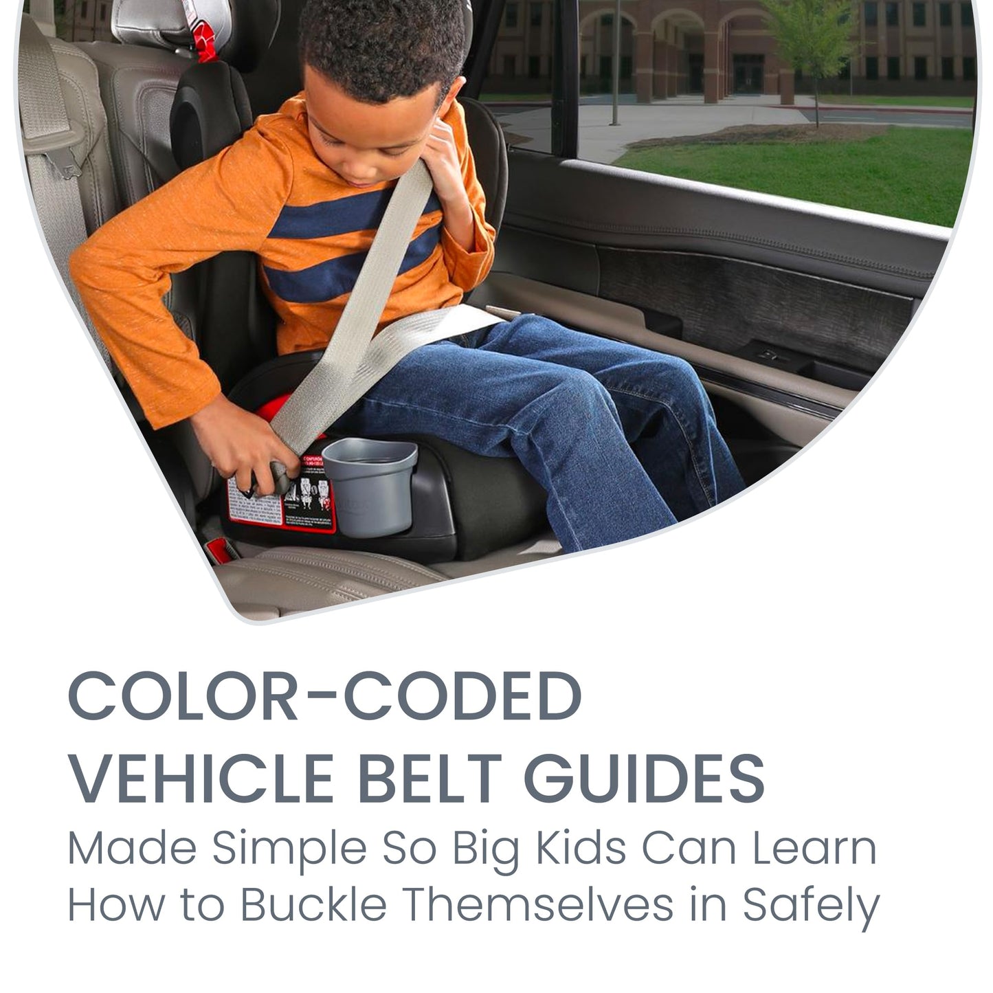 Britax Skyline Belt Positioning Booster Car Seat 2 Stage Design For Growing Kids Dusk Color