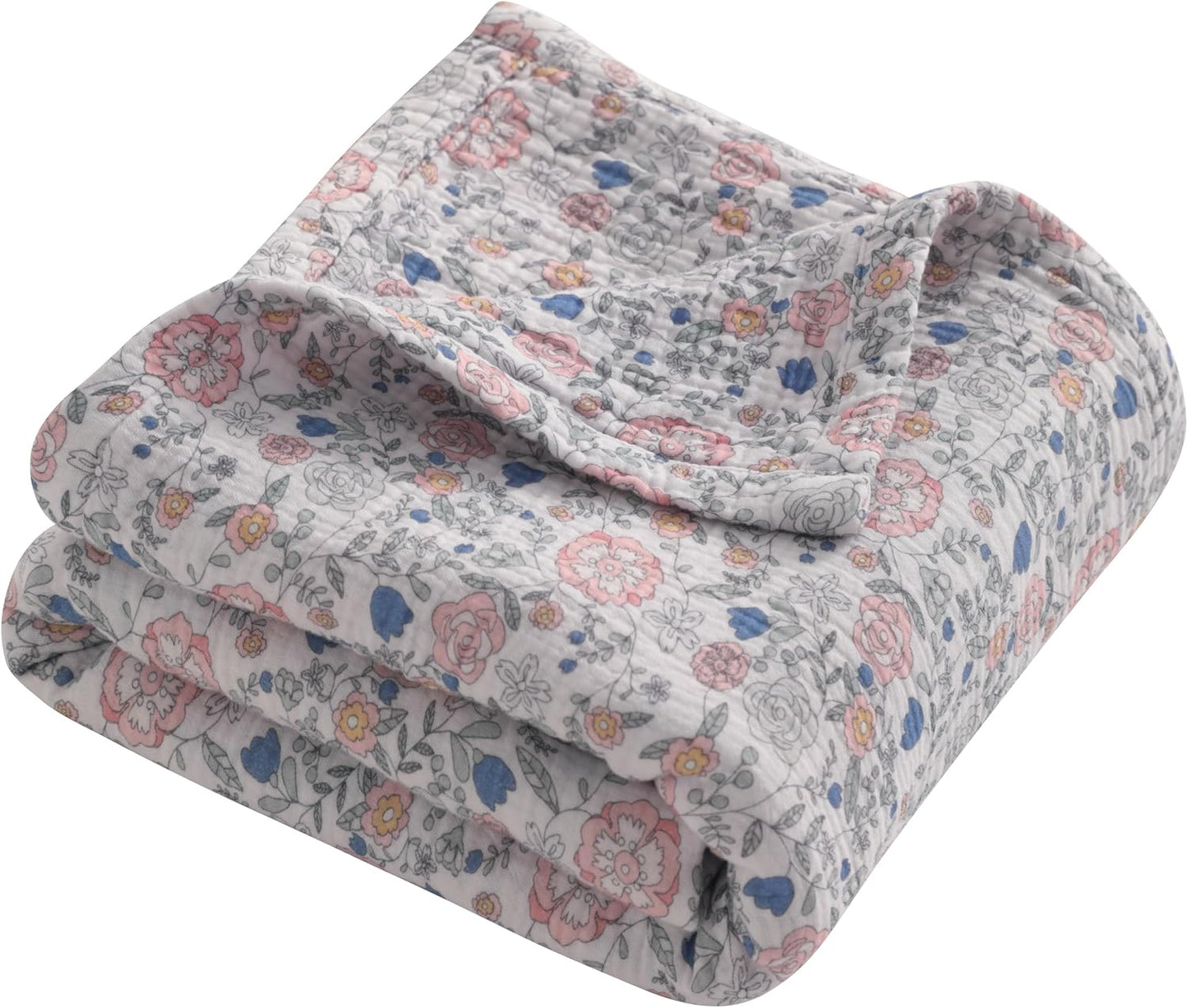 AUSNT4LCOBL-30 Muslin Cotton Toddler Blanket 76.2 x 101.6 cm