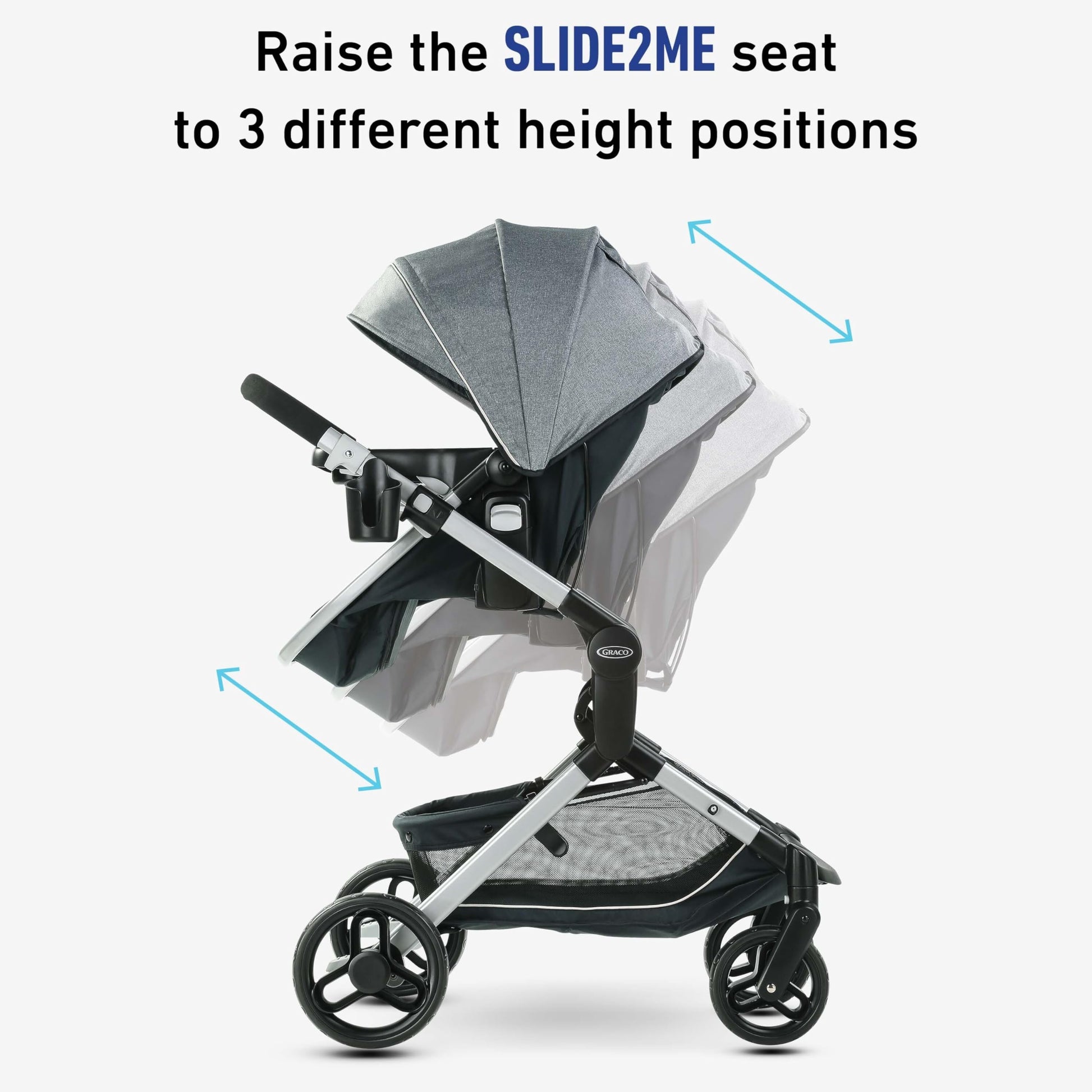 Graco Modes Nest Travel System with SnugRide DLX infant car seat and toddler stroller, featuring adjustable Slide2Me carrier and modular design