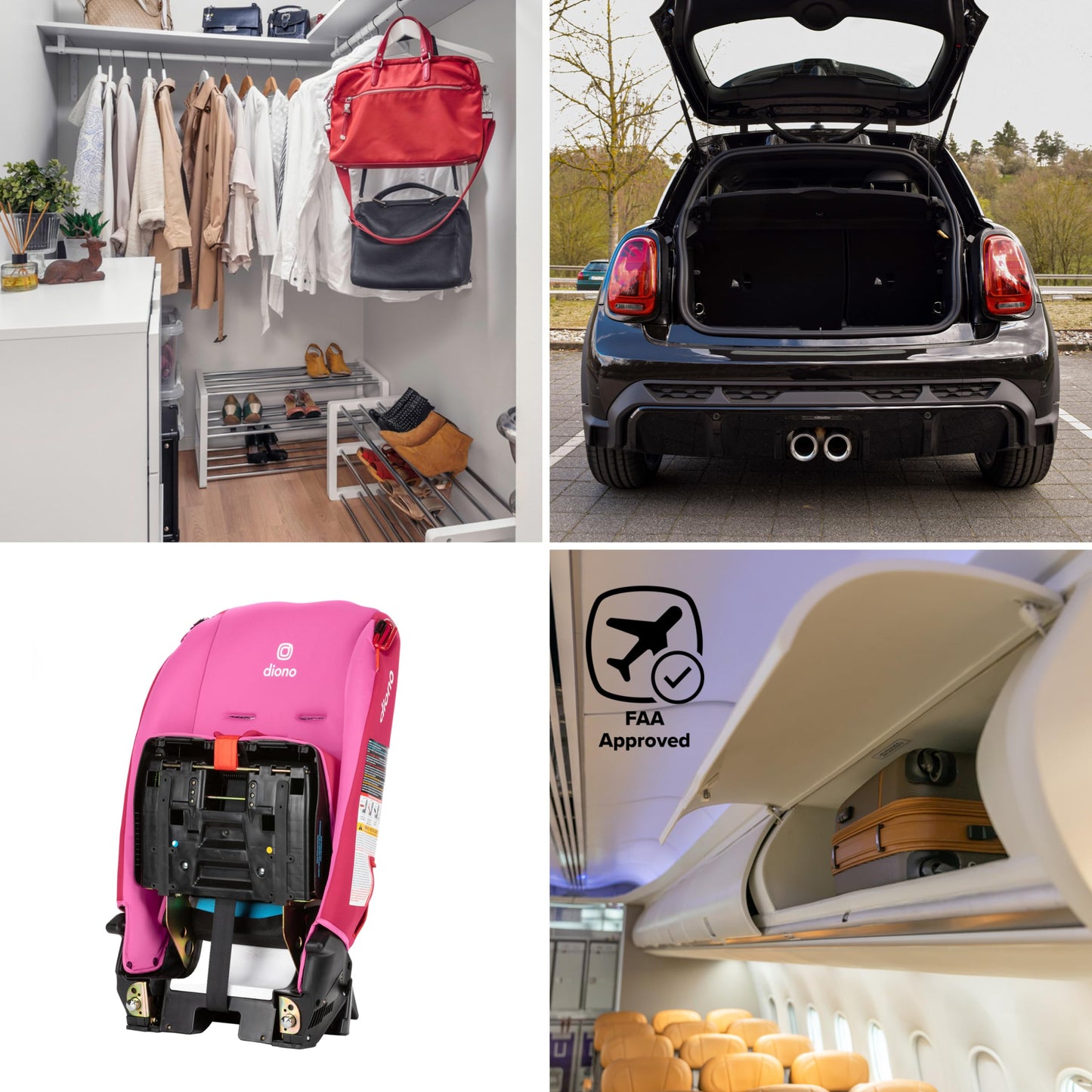 Diono Radian 3R Convertible Car Seat All In One Slim Fit 3 Across