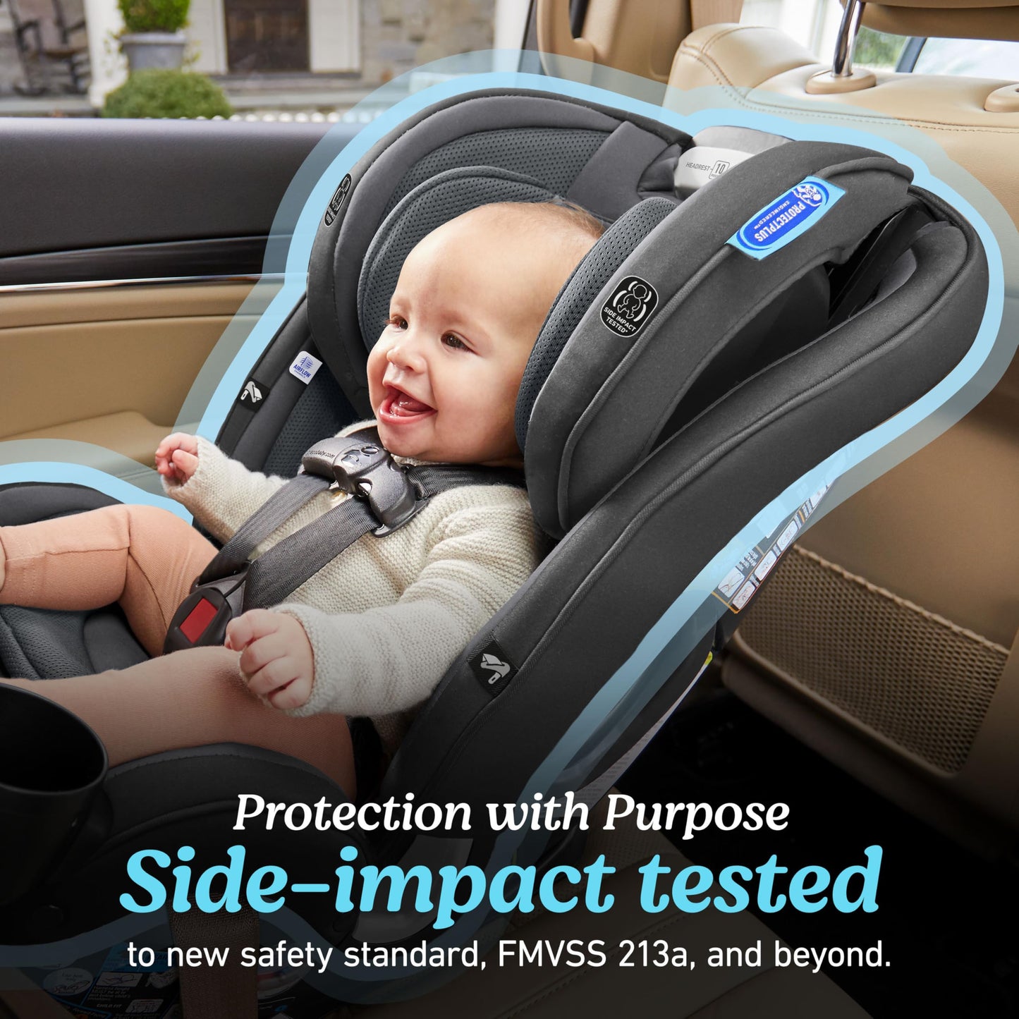 Graco Slimfit 3 In 1 Convertible Car Seat Ultra Space Saving Design For Rear And Forward Facing