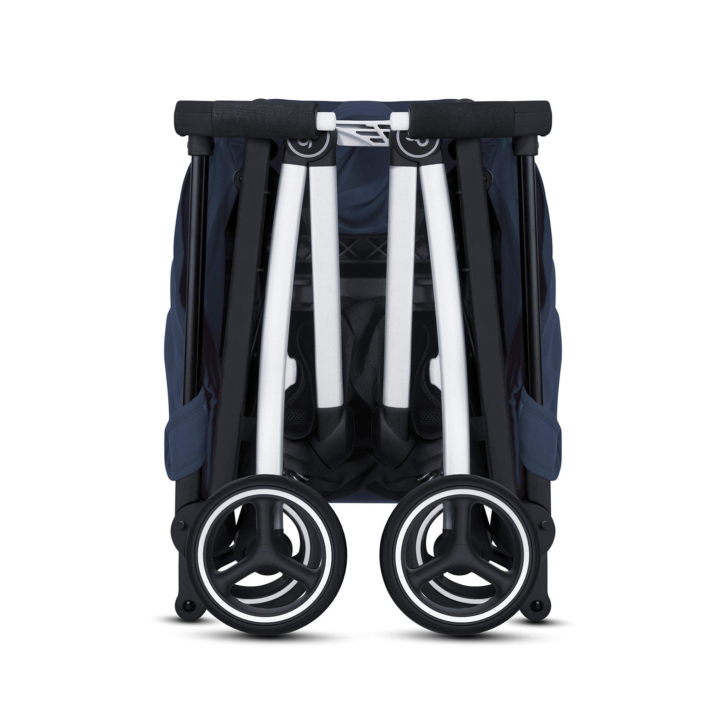 My Store gb Pockit+ All-Terrain lightweight travel stroller with canopy and reclining seat in velvet black, compact and portable.