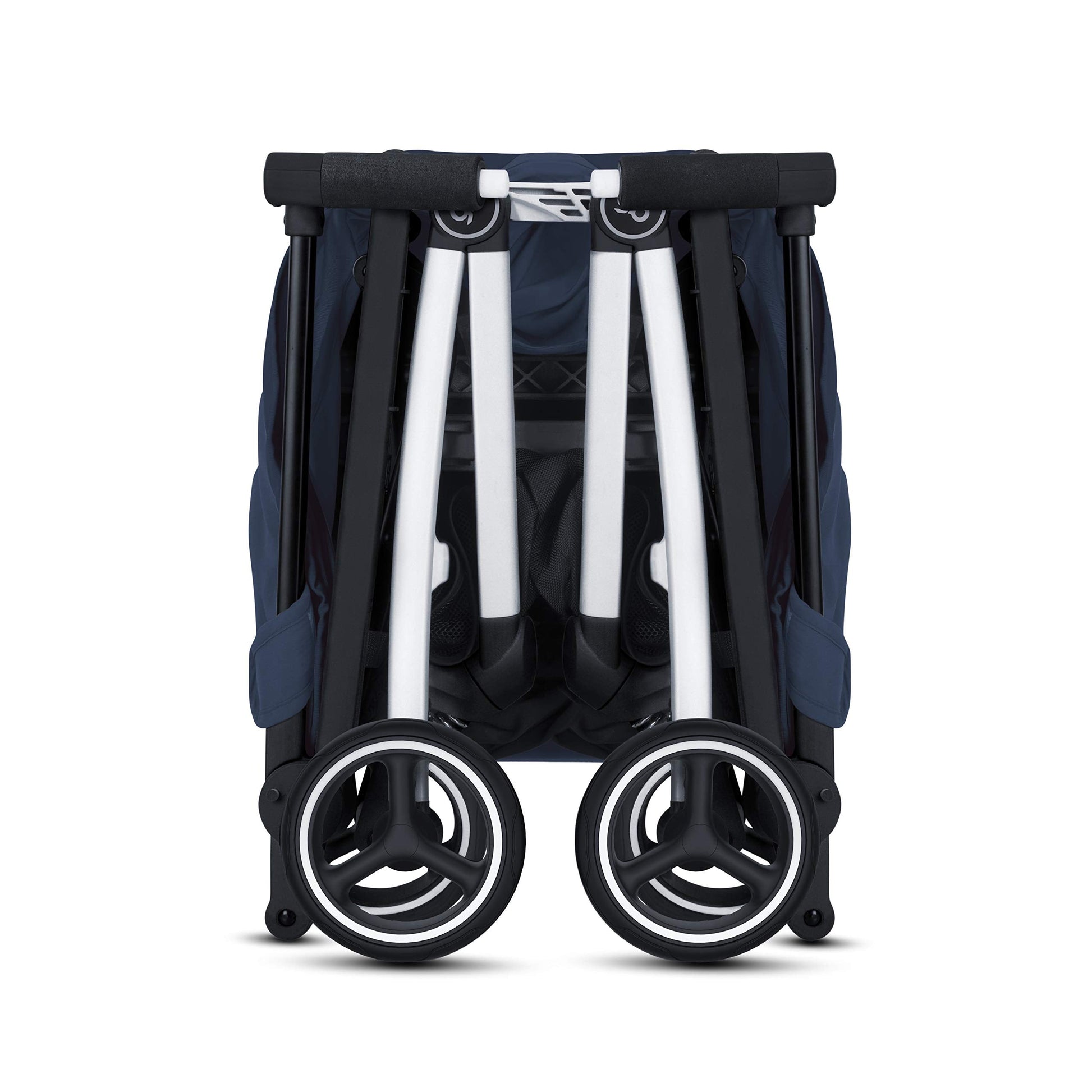My Store gb Pockit+ All-Terrain lightweight travel stroller with canopy and reclining seat in velvet black, compact and portable.