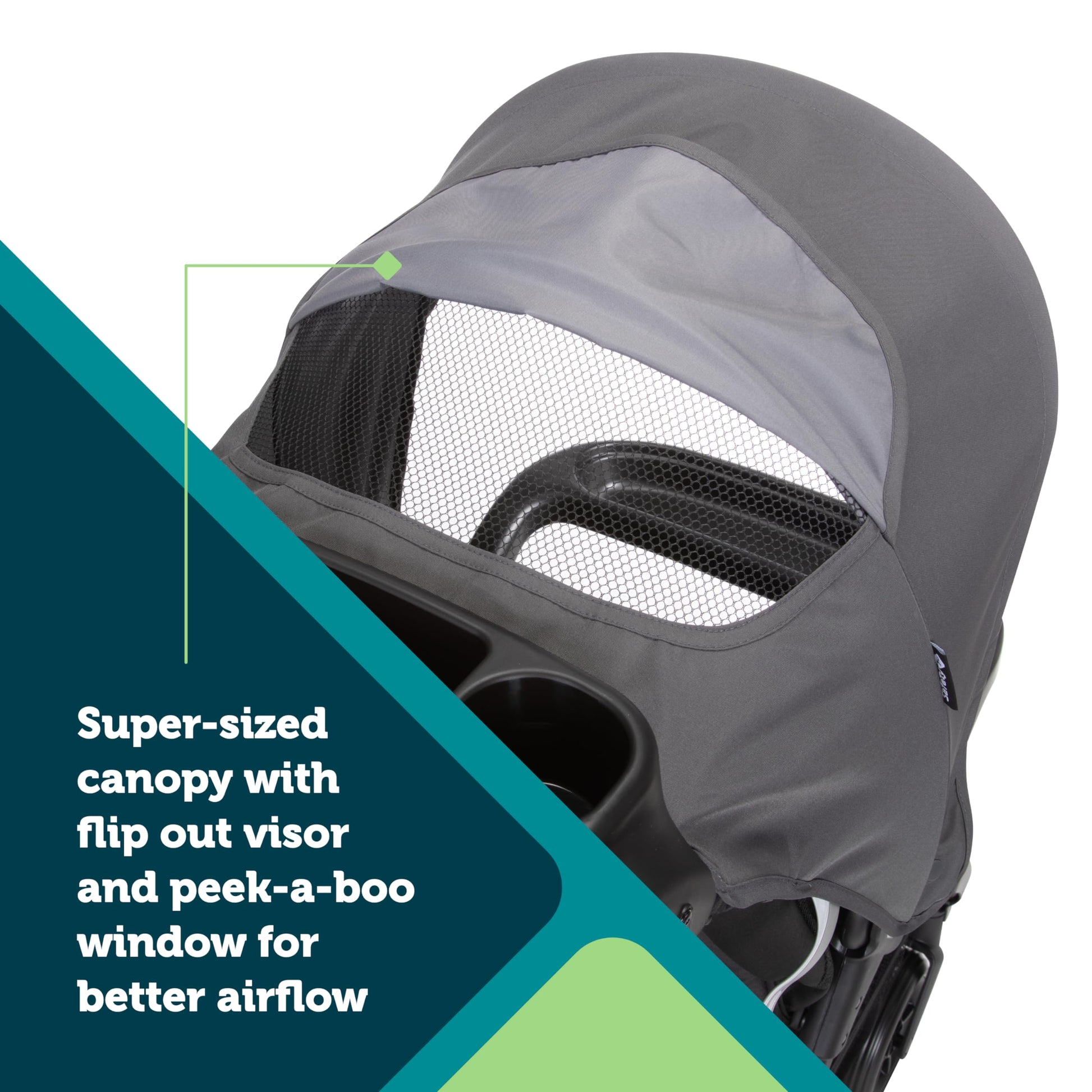 Safety 1st Smooth Ride Travel System stroller with OnBoard FLX infant car seat, large canopy, ample storage, foldable and easy to install.