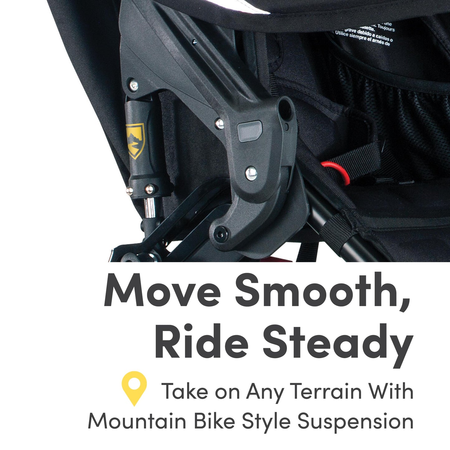My Store BOB Gear Revolution Flex 3.0 Duallie jogging stroller in Graphite Black, double stroller with adjustable handlebars and large wheels.