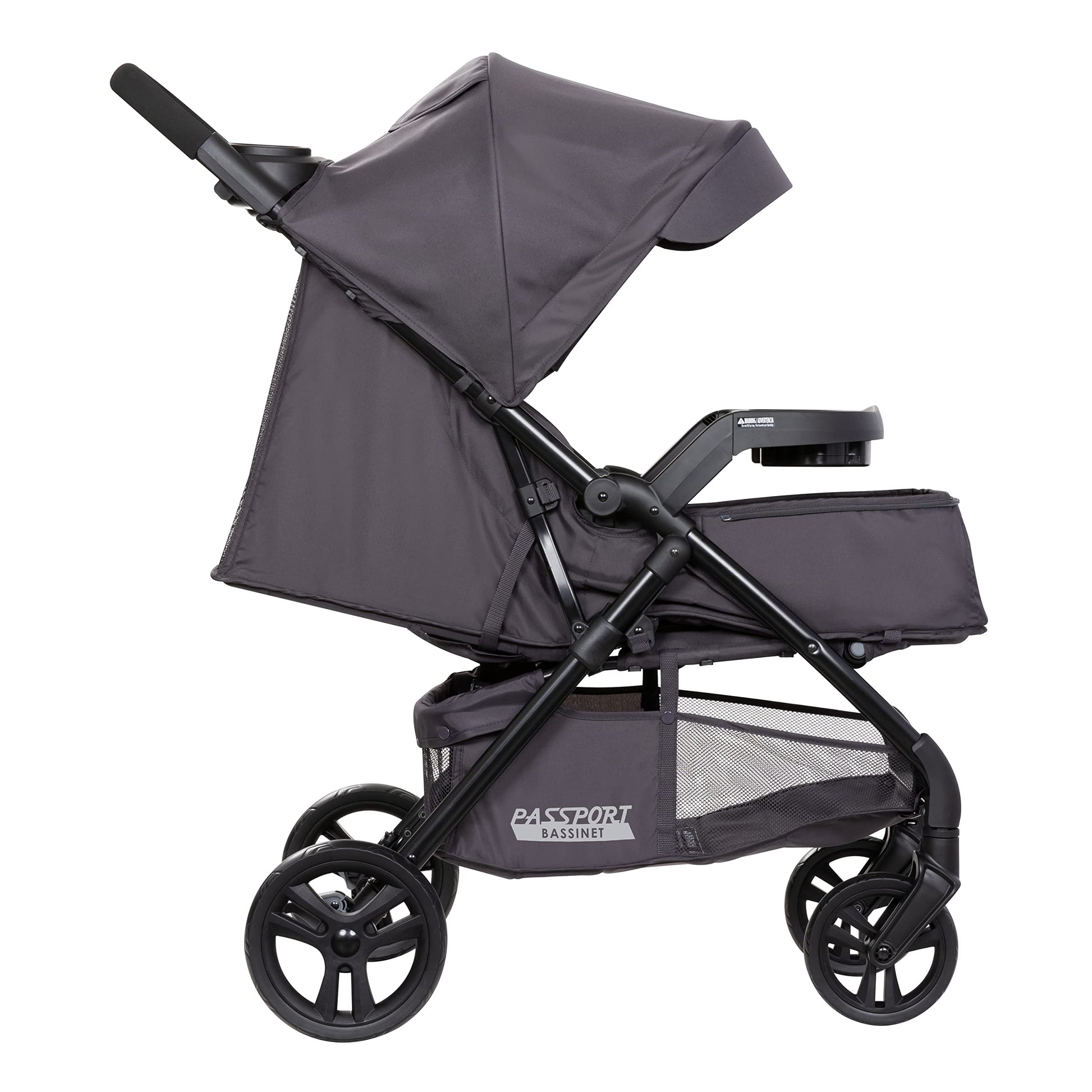 Baby Trend Passport cargo stroller with EZ-Lift infant car seat in pink bamboo, lightweight travel system for babies.