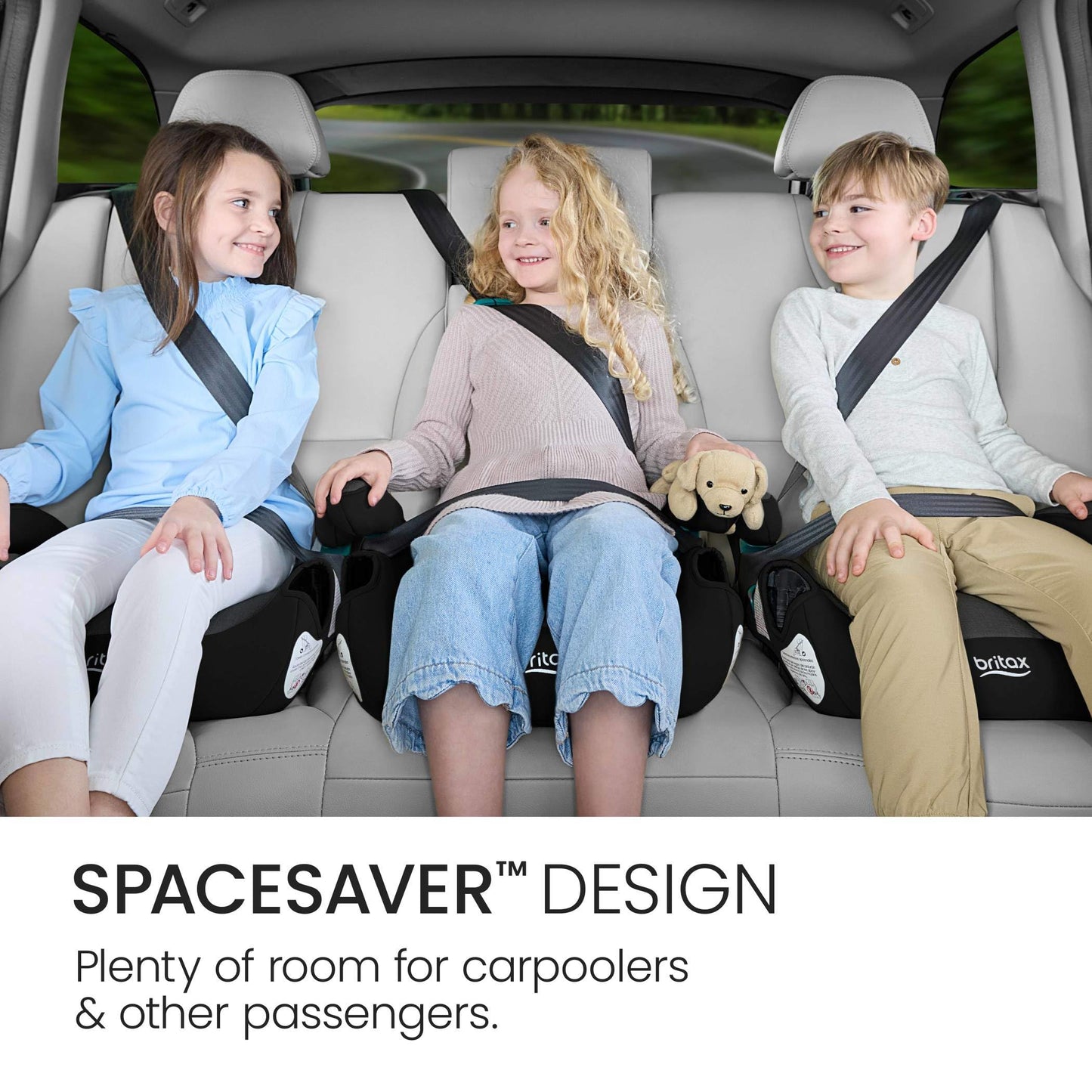 Britax Skyline Belt Positioning Booster Car Seat 2 Stage Design For Growing Kids Dusk Color