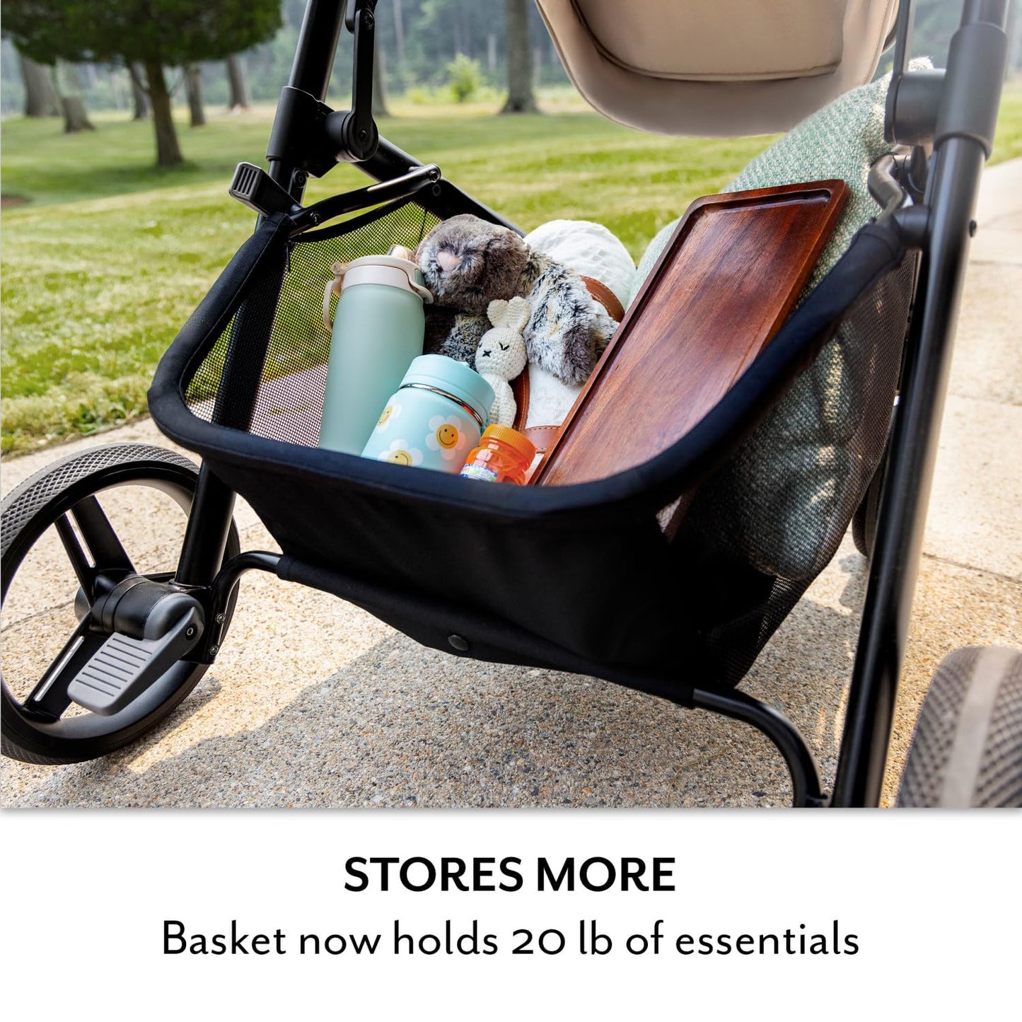 Evenflo Pivot NXT Travel System with LiteMax NXT infant car seat in Latte Tan, stroller and car seat combo for infants.