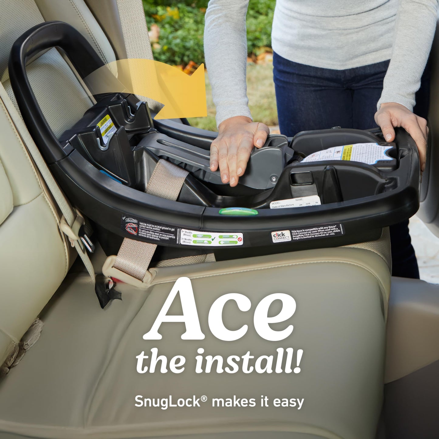 Graco SnugRide SnugFit Infant Car Seat Anti Rebound Bar for Safety