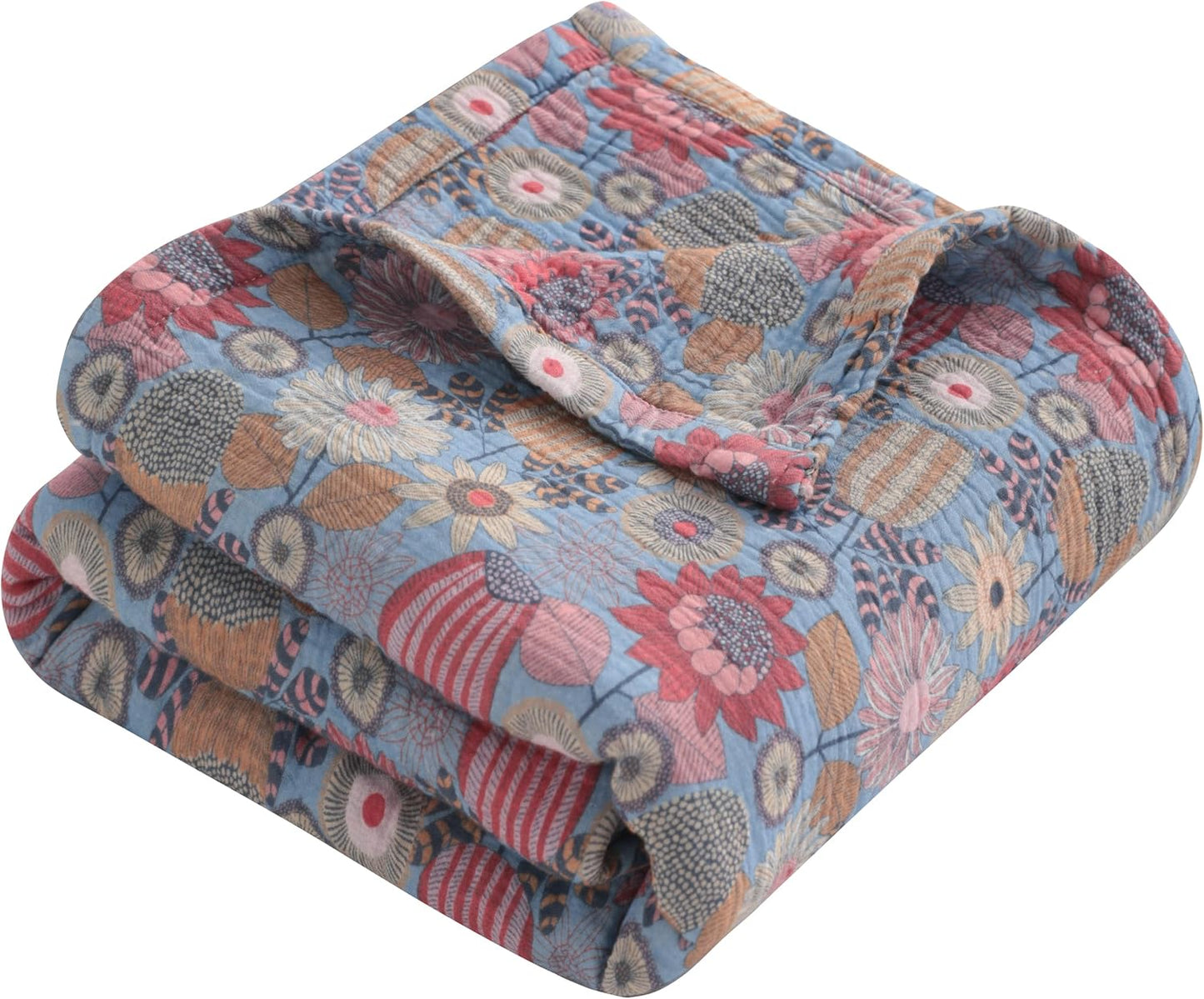 AUSNT4LCOBL-30 Muslin Cotton Toddler Blanket 76.2 x 101.6 cm