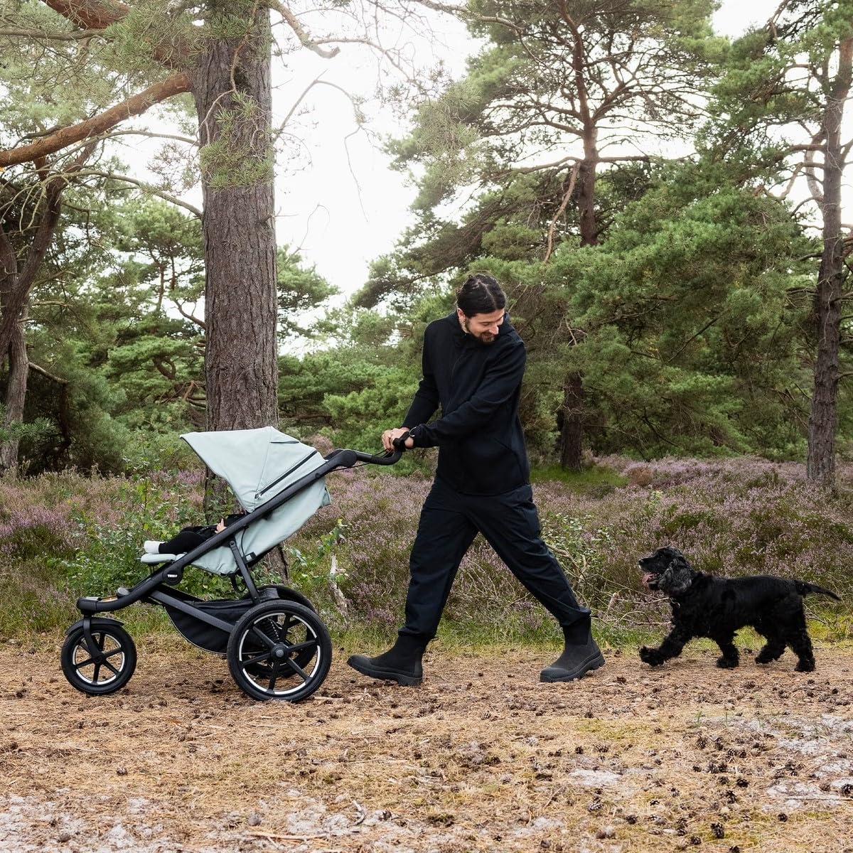 Thule Urban Glide 3 Double All-Terrain Stroller Lightweight With Air-Filled Tires And Suspension