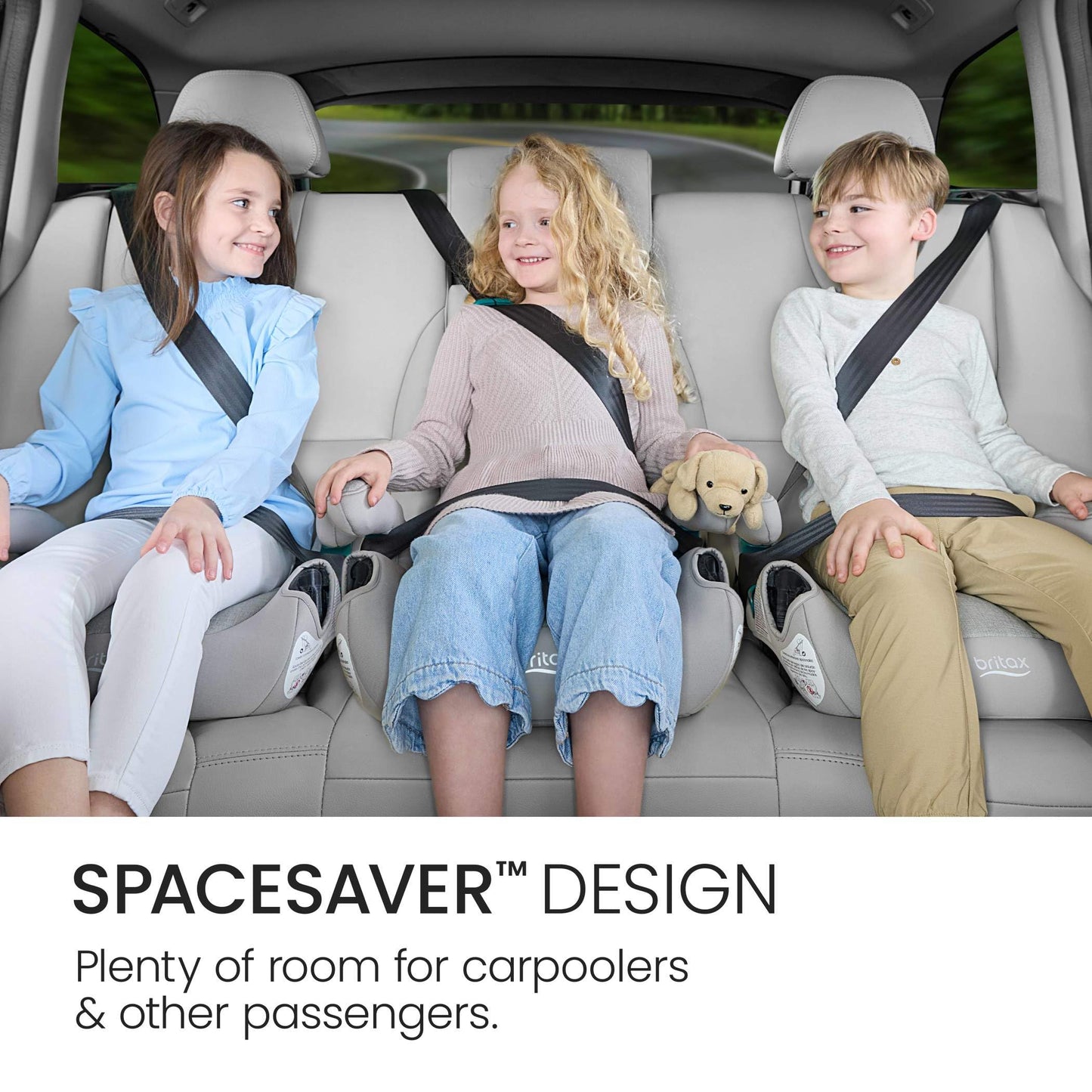 Britax Skyline Belt Positioning Booster Car Seat 2 Stage Design For Growing Kids Dusk Color
