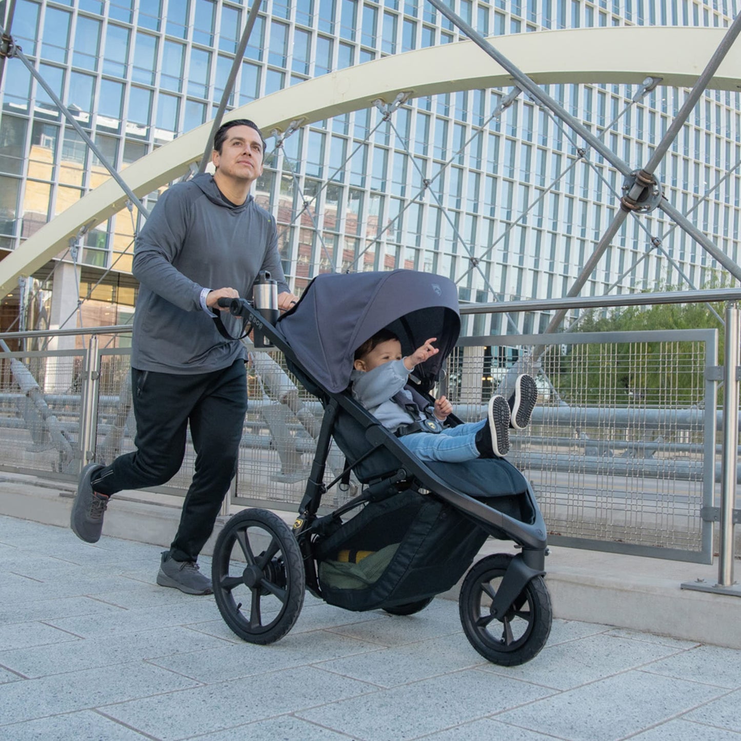 Wayfinder Jogging Stroller With Independent Dual Suspension